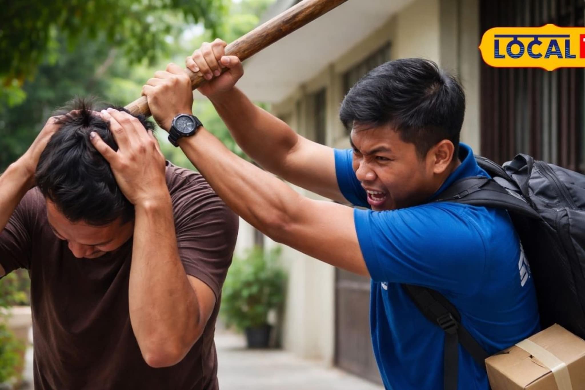 पार्सल घेण्यासाठी आला अन् क्षणातच चित्र बदललं; नालासोपारातील धक्कादायक घटना