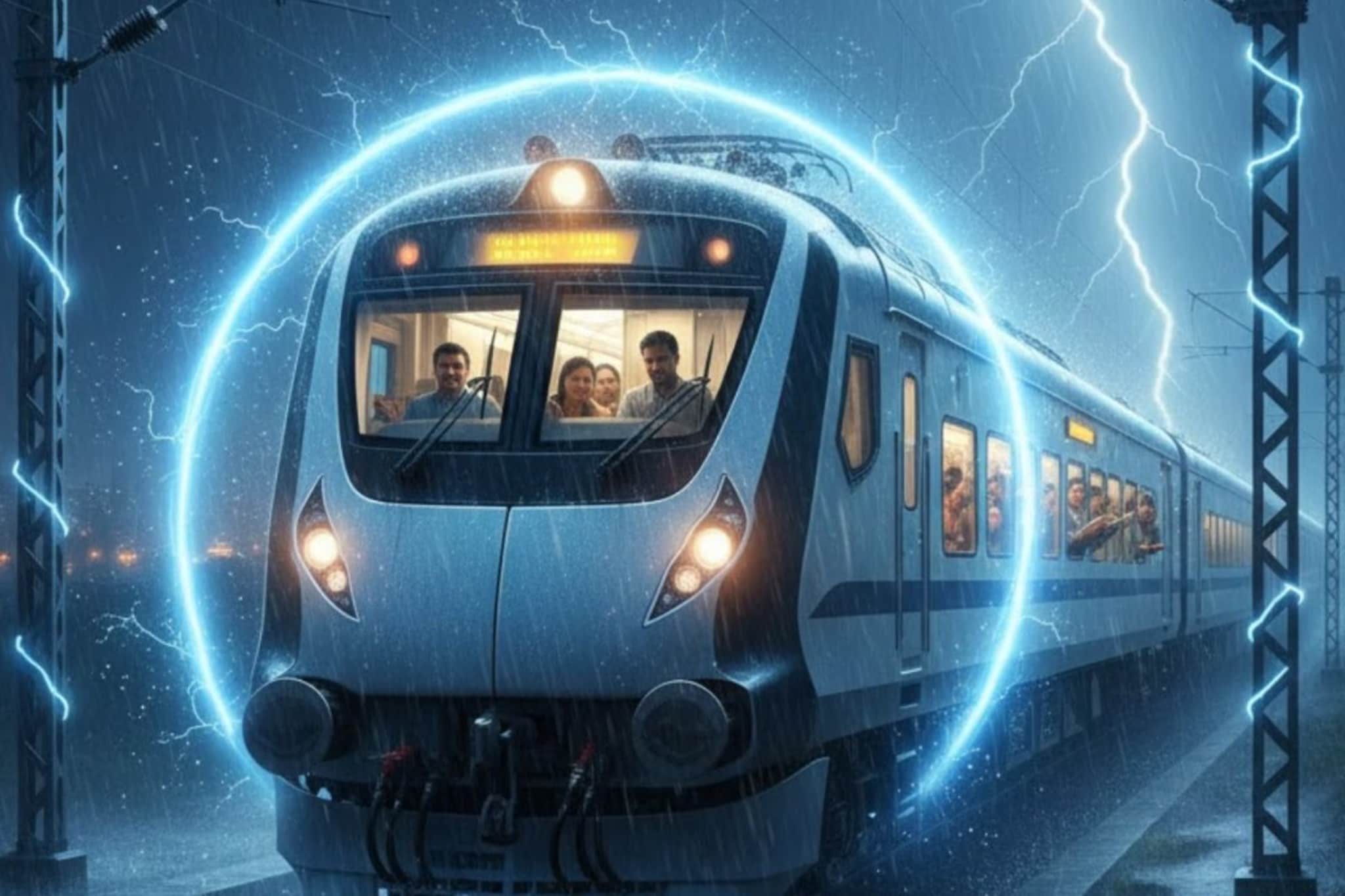 ओव्हरहेड वायरवर चालणारी ट्रेन पावसात सुरक्षित कशी? करंट आजूबाजूला पसरत का नाही?