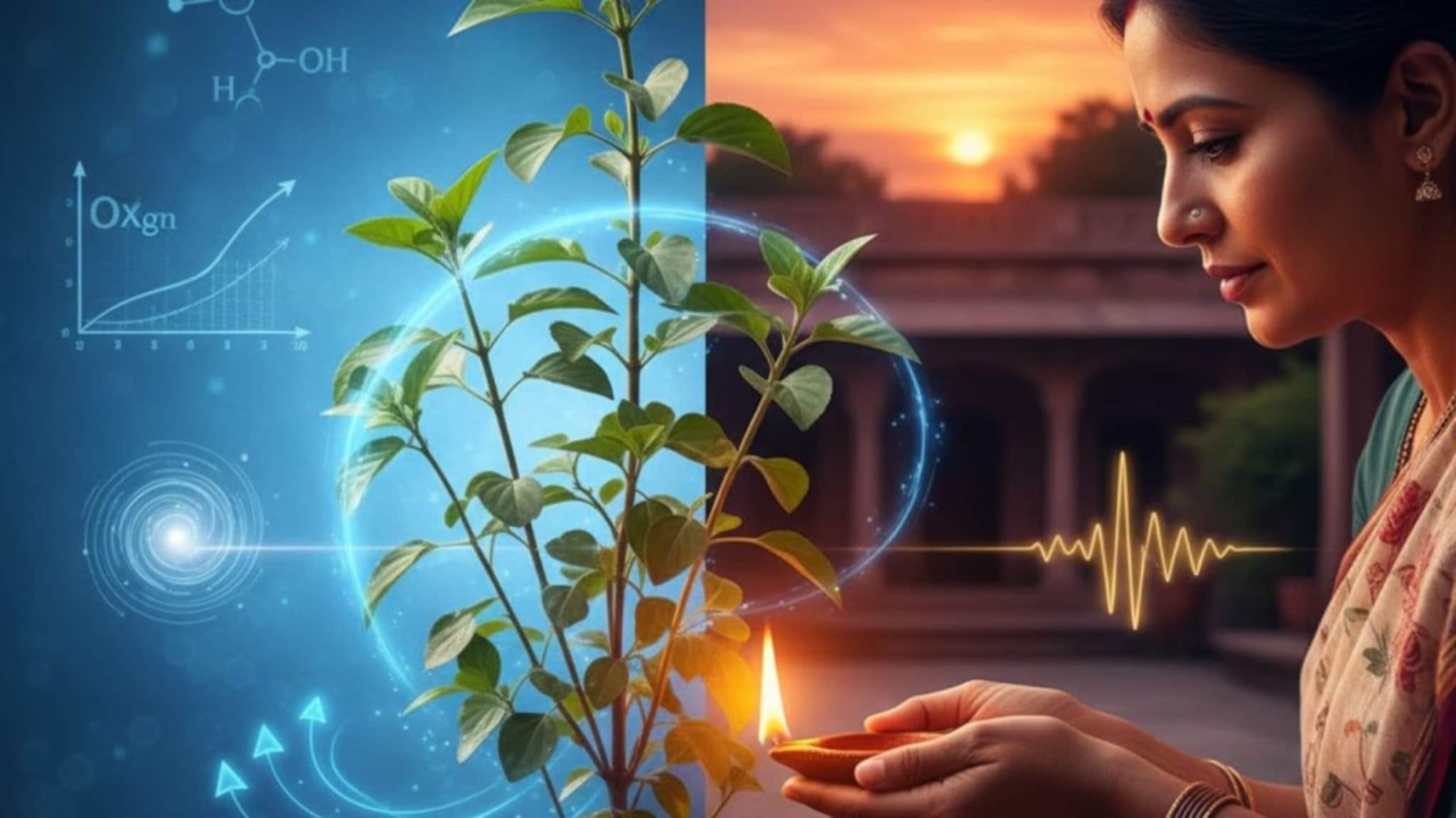 संंध्याकाळी तुळशीसमोर दिवा का लावला जातो? केवळ धर्मिक नाही, यामागे दडलंय मोठं शास्त्रीय कारण