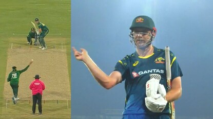 'तो बॉल फेकतोय...', कॅमरून ग्रीन संतापला, पाकिस्तानी बॉलरच्या ऍक्शनवरून मैदानात राडा 'तो बॉल फेकतोय...', कॅमरून ग्रीन संतापला, पाकिस्तानी बॉलरच्या ऍक्शनवरून मैदानात राडा