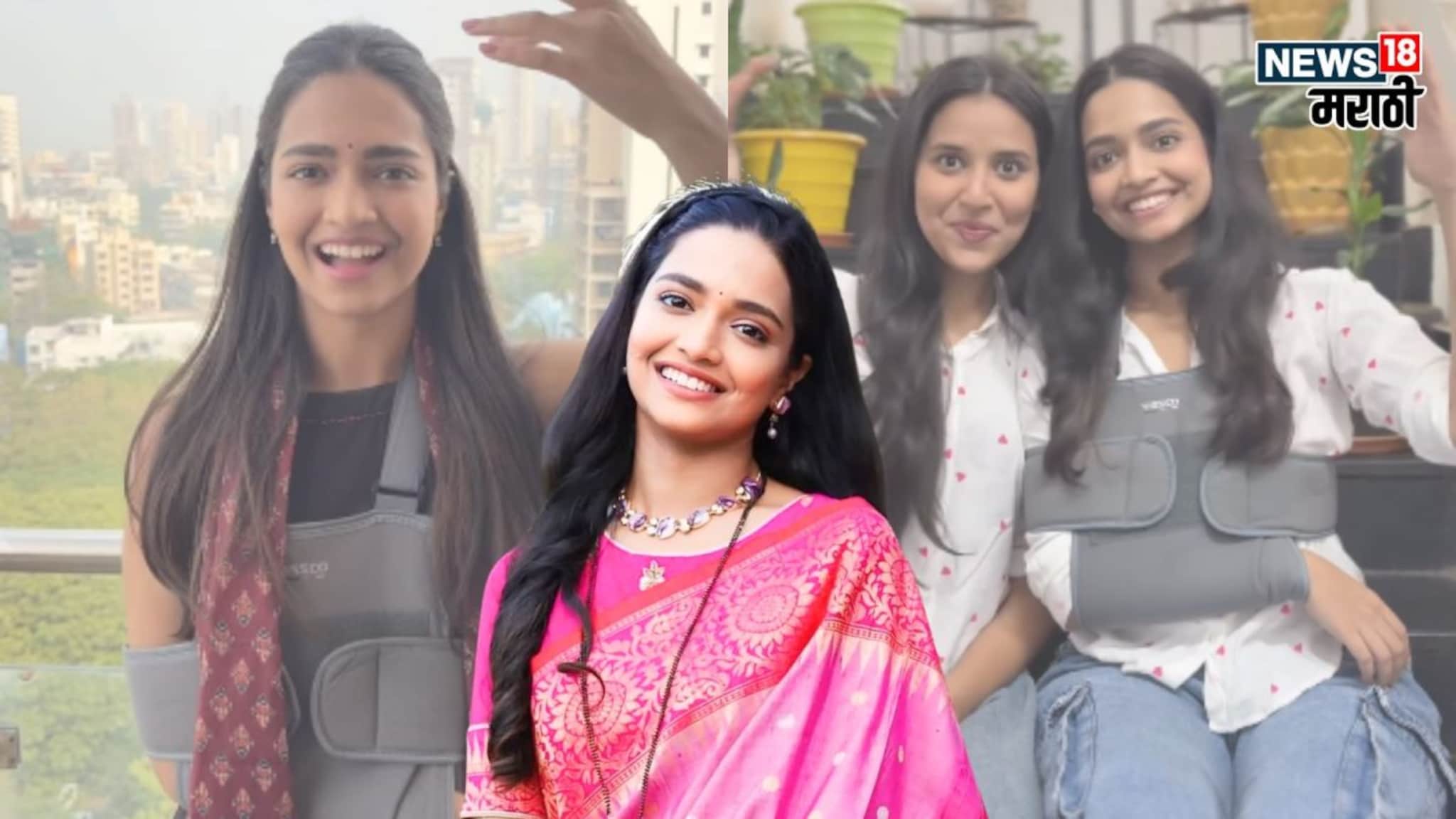 अनेक दिवस हाताला पट्टा लावून फिरतेय, अभिनेत्री वल्लरी विराजला नेमकं झालंय काय?