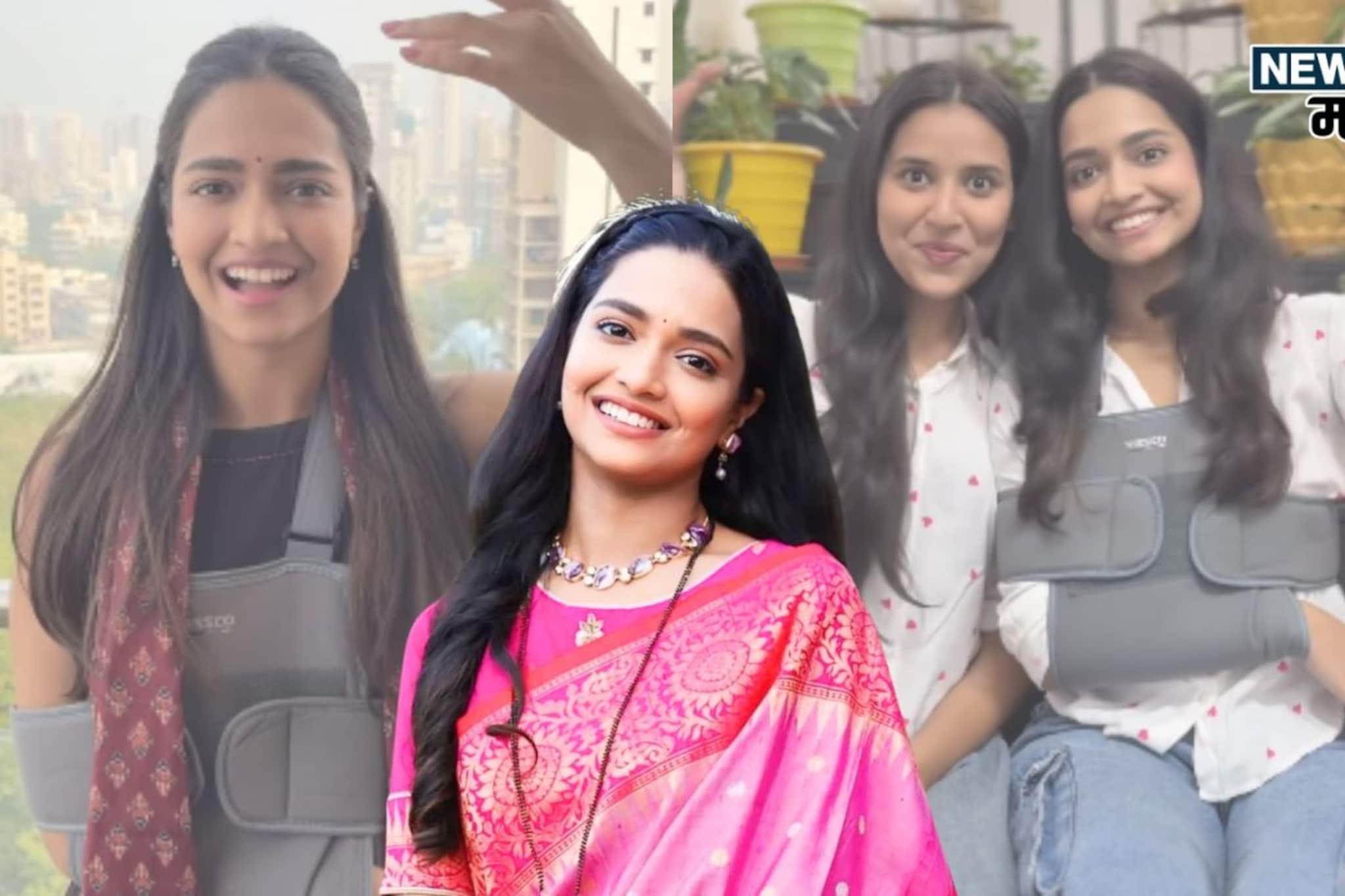 अनेक दिवस हाताला पट्टा लावून फिरतेय, अभिनेत्री वल्लरी विराजला नेमकं झालंय काय?