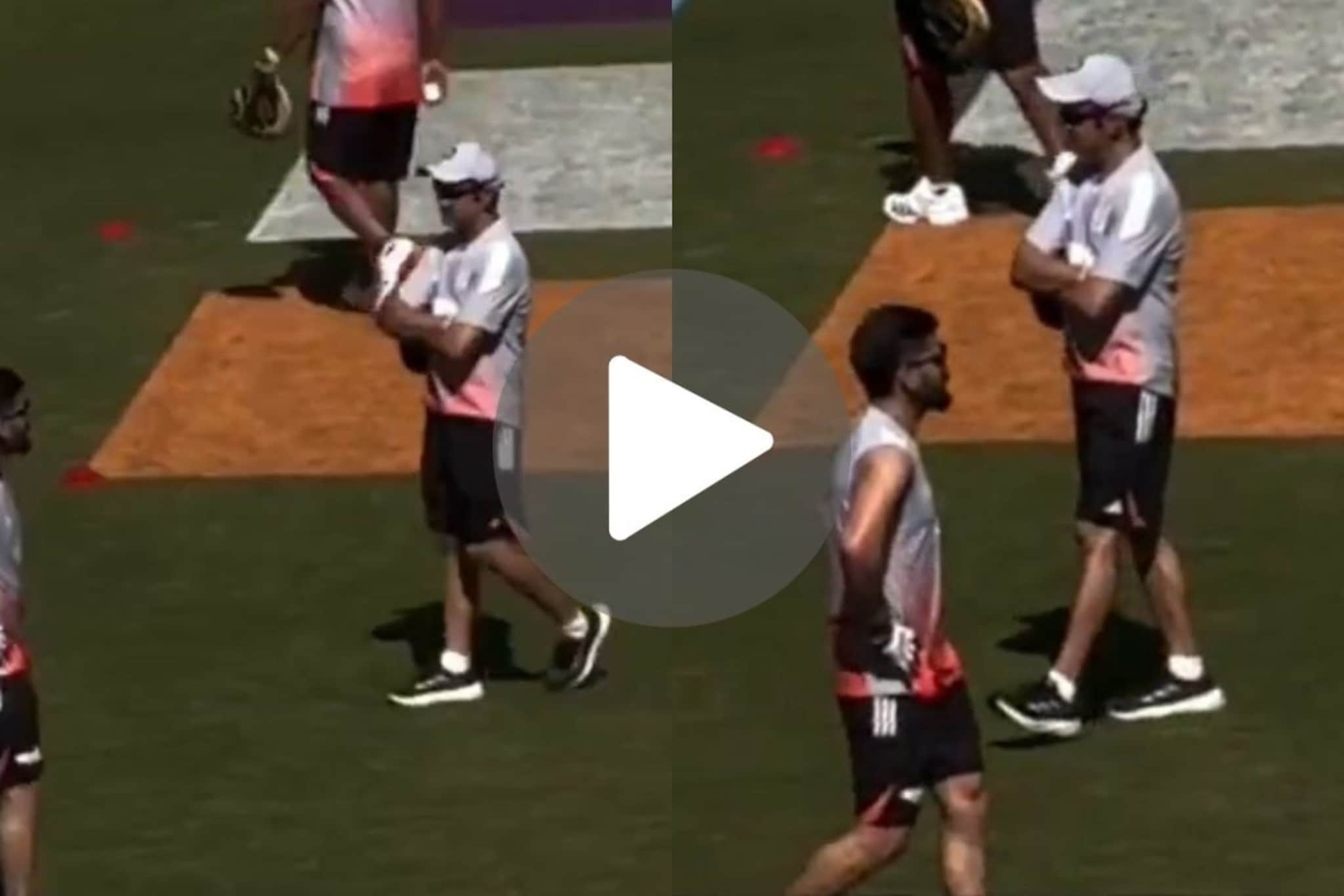 हात मिळवणं लांबच, विराटने गंभीरसोबत काय केलं? इंदूरच्या मैदानातला शॉकिंग Video