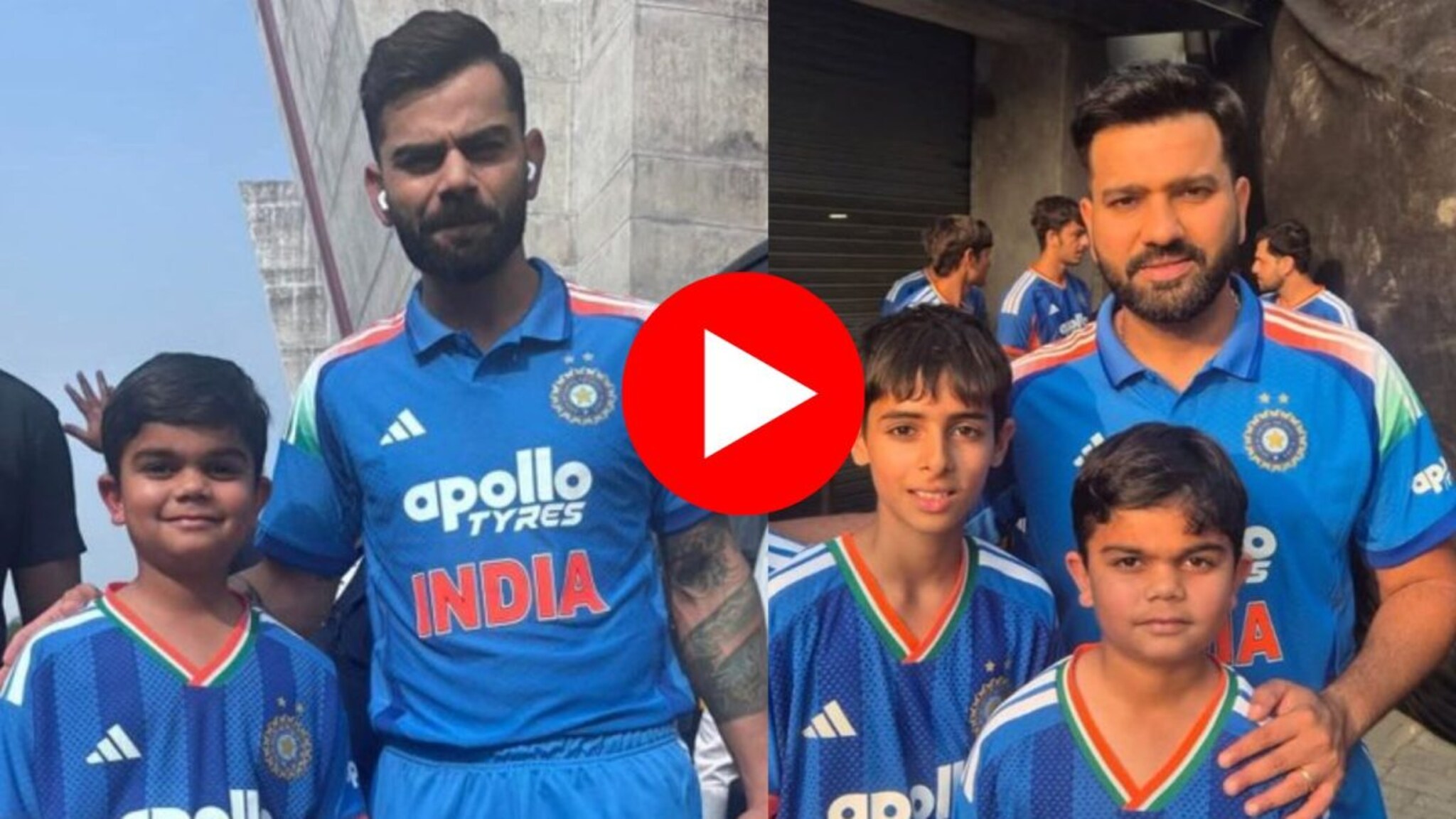 VIDEO : 'छोट्या चिकू'ला पाहून कोहलीच आश्चर्यचकीत, थेट रोहित शर्मासमोरच उभं केलं आणि...पुढे काय घडलं?