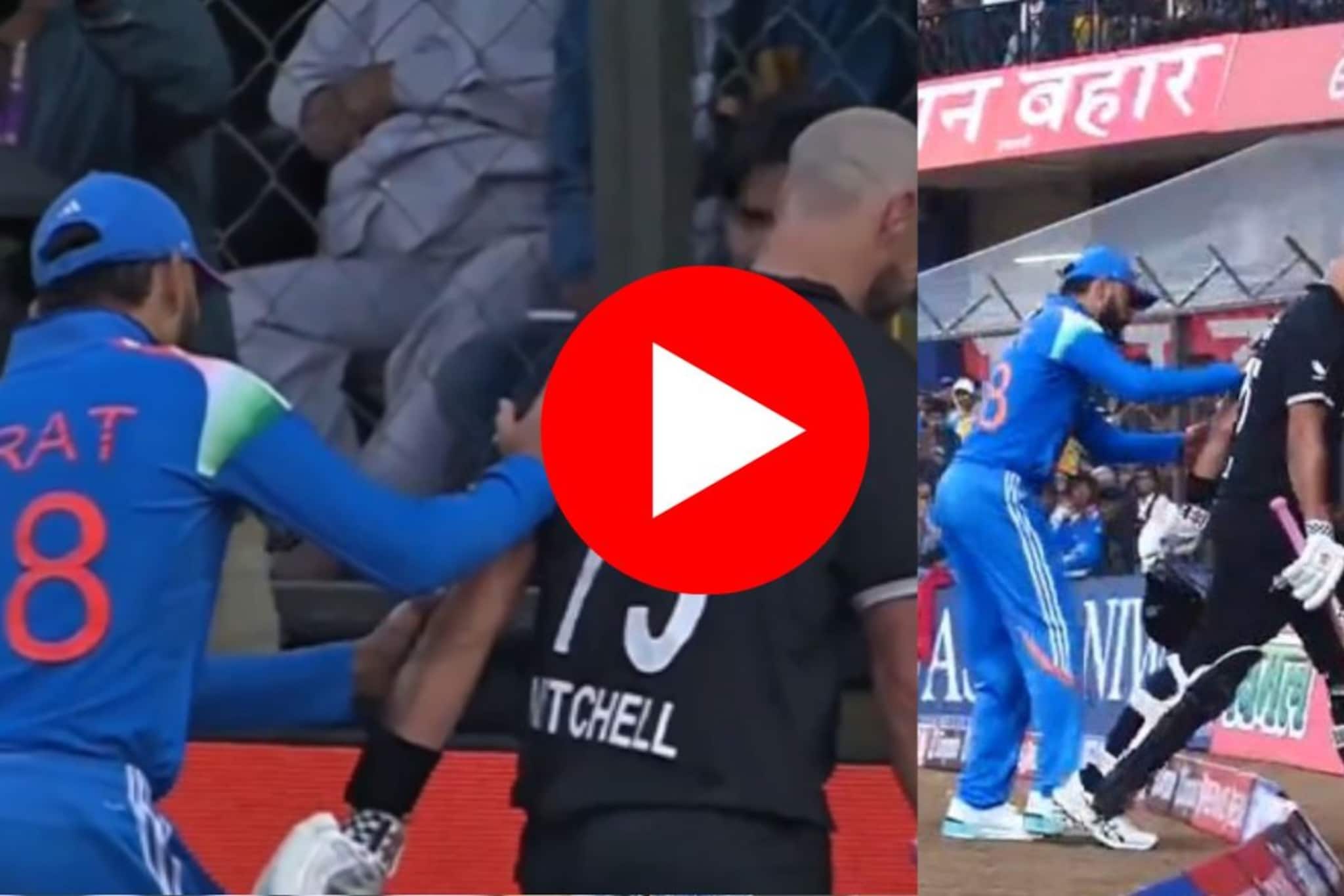 VIDEO : जा एकदाचा बाहेर..., विराट त्याच्यावर खूपच वैतागला, न्यूझीलंडच्या खेळाडूल