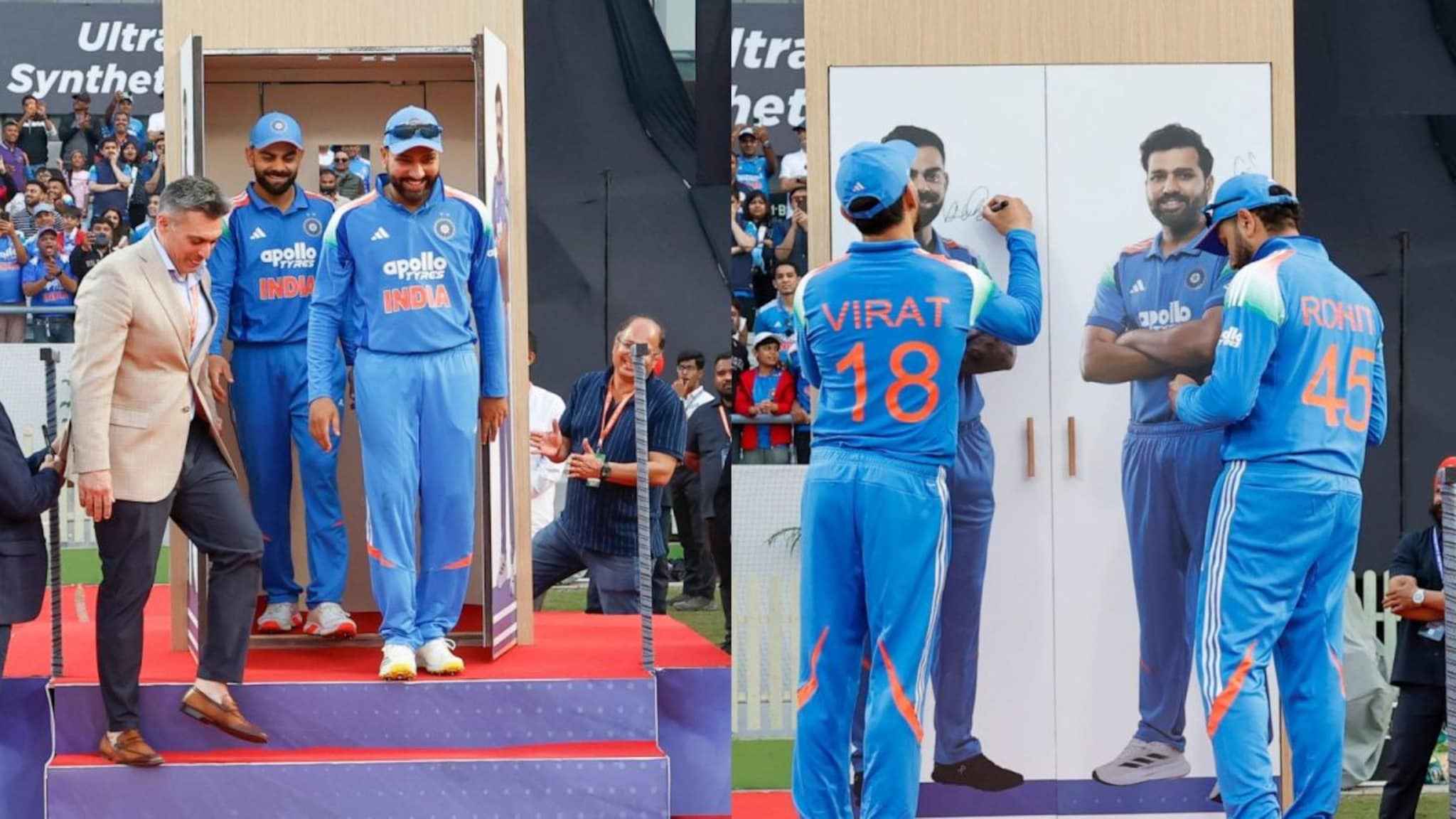 IND vs NZ : फेरवल जमलं नाही, पण रोहित-विराटला खास निरोप, नेमकं काय घडलं?