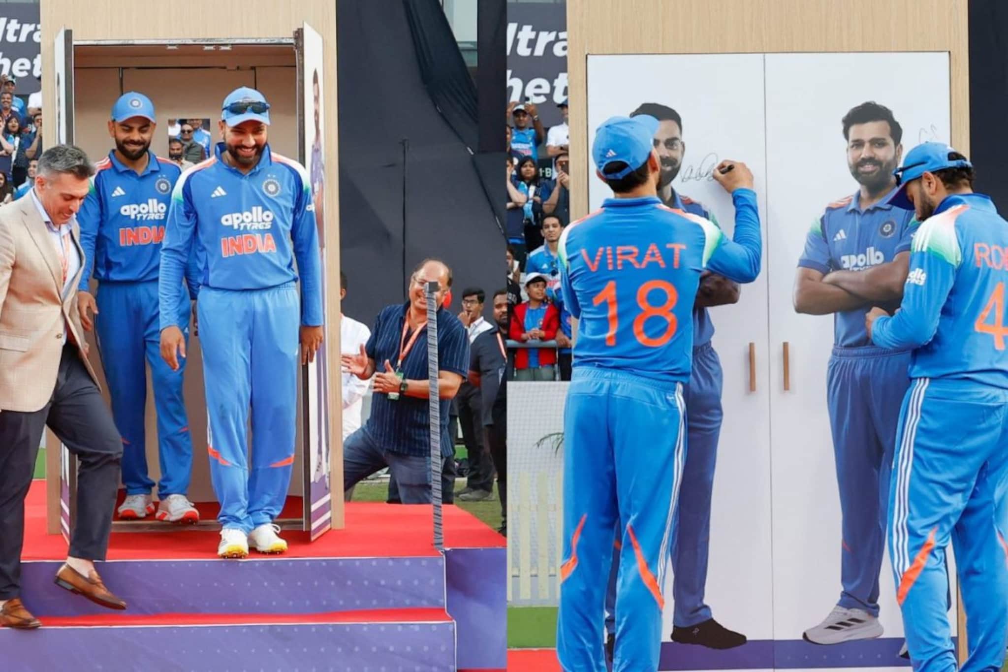 IND vs NZ : फेरवल जमलं नाही, पण रोहित-विराटला खास निरोप, नेमकं काय घडलं?