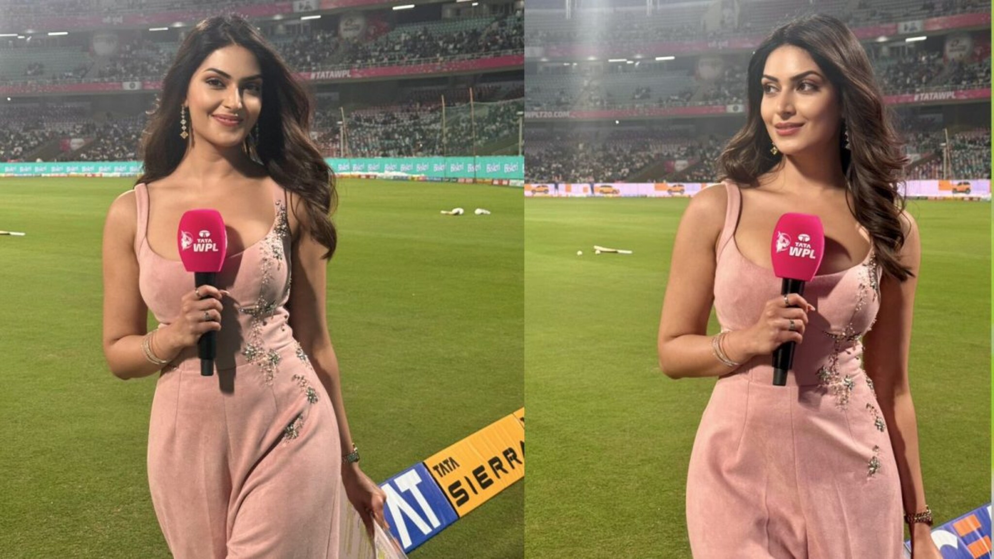 Yesha Sagar : मॅच राहिली बाजूला, सगळीकडे तिचीच चर्चा, अख्खं स्टेडिअम पाहत राहिल, कोण आहे 'ती'?