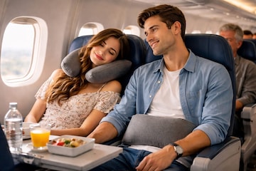 दूरच्या फ्लाईटमध्ये पाठ आणि मान दुखते? 'या' टिप्स फॉलो करा, आरामशीर होईल प्रवास