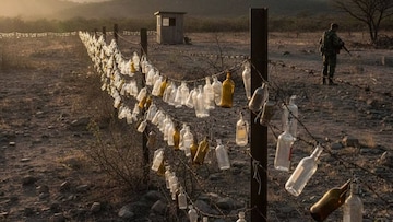 भारताच्या बॉर्डरवर लटकवलेल्या आहेत काचेच्या रिकाम्या बाटल्या, कारण काय?