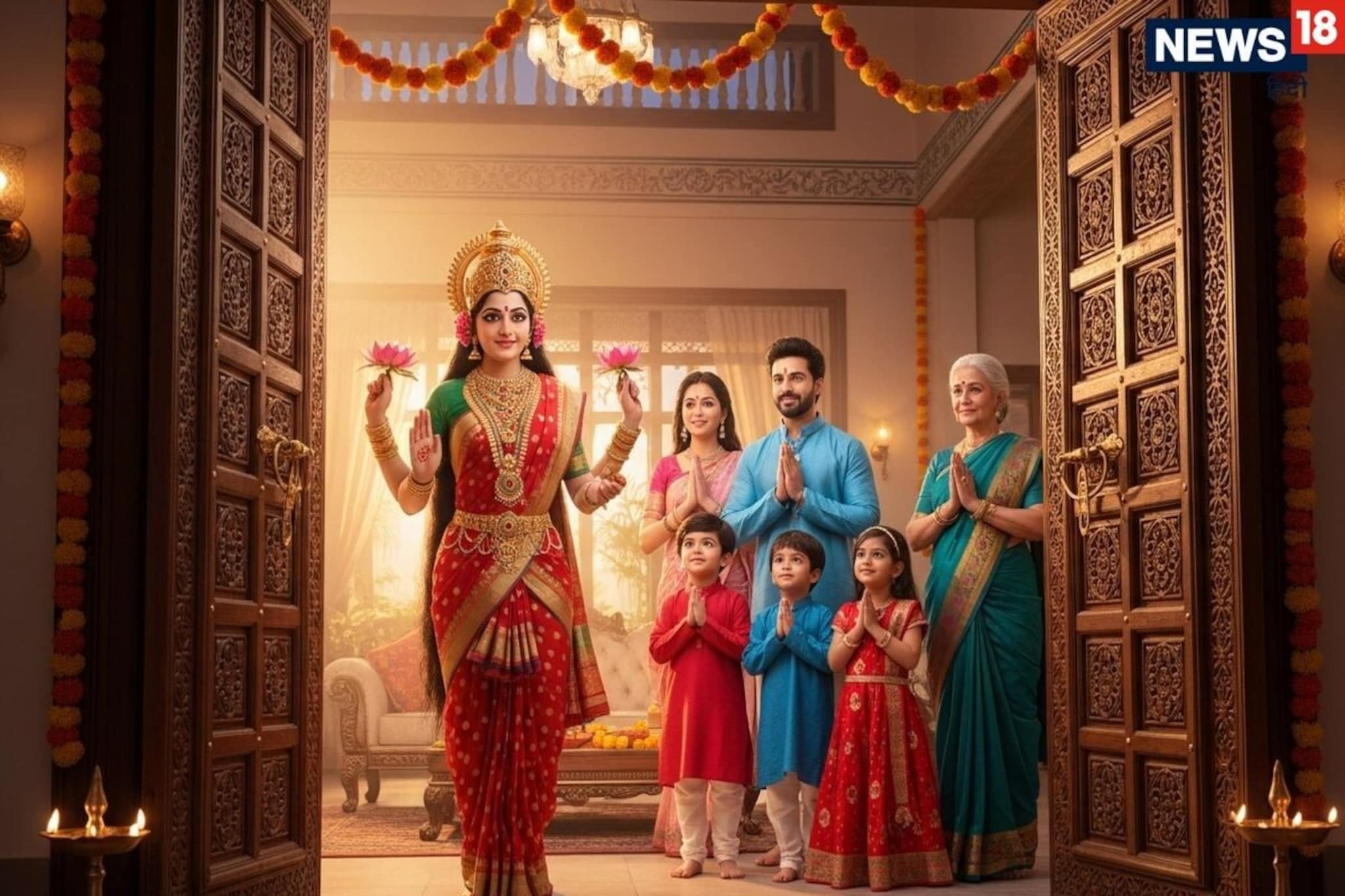 घरात लक्ष्मी प्रवेश करण्यापूर्वी पाहते या 6 गोष्टी; पैशांसोबत सुख-शांती तेव्हाच