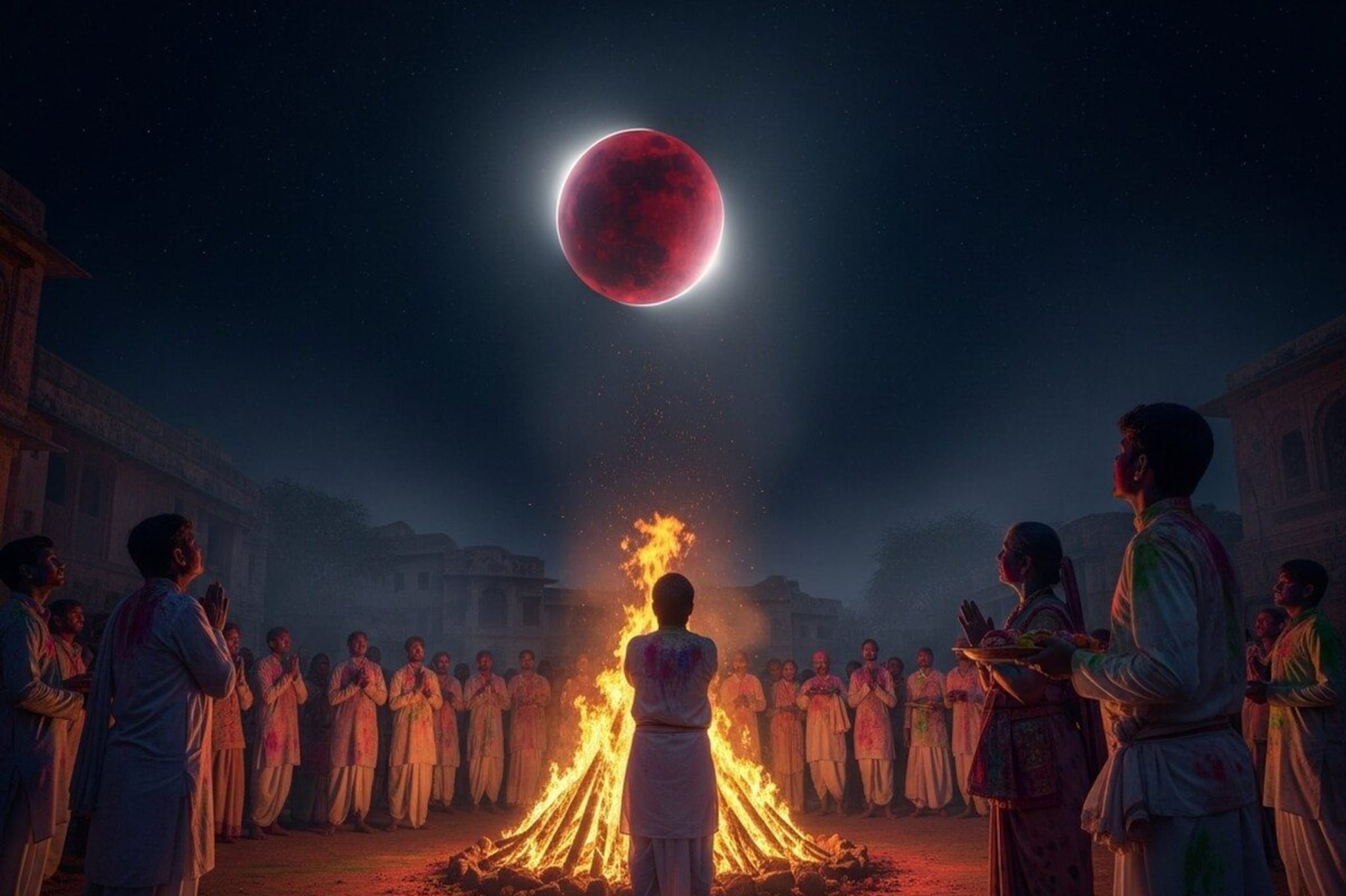 होळी पेटवण्याचा नेमका मुहूर्त? चंद्रग्रहण-भद्रकाळ! महाराष्ट्रासह या राज्यात..