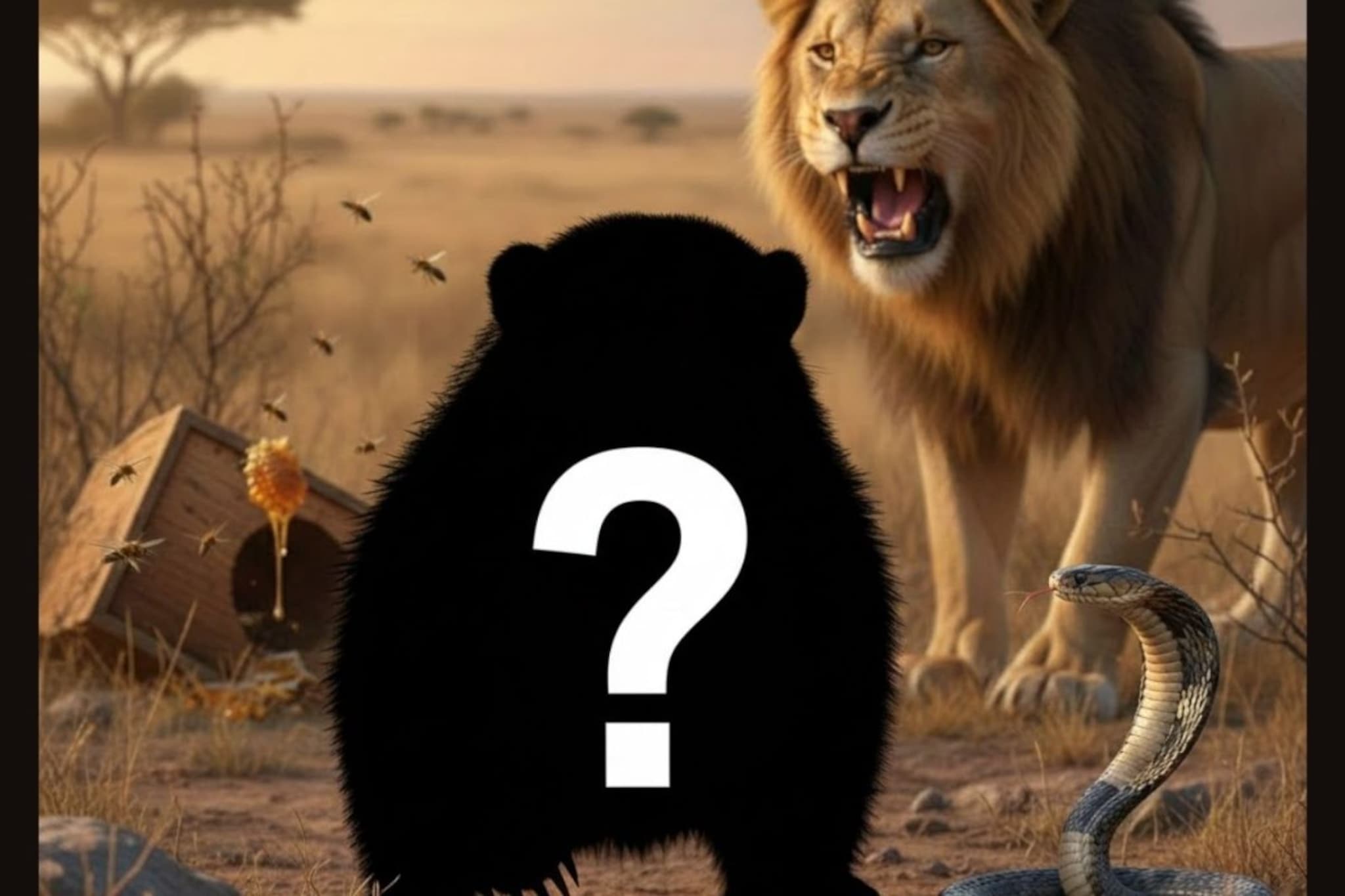 ना वाघाला घाबरत ना सिंहाला, विषाचाही नाही परिणाम; जगातील धाडसी प्राणी कोण?