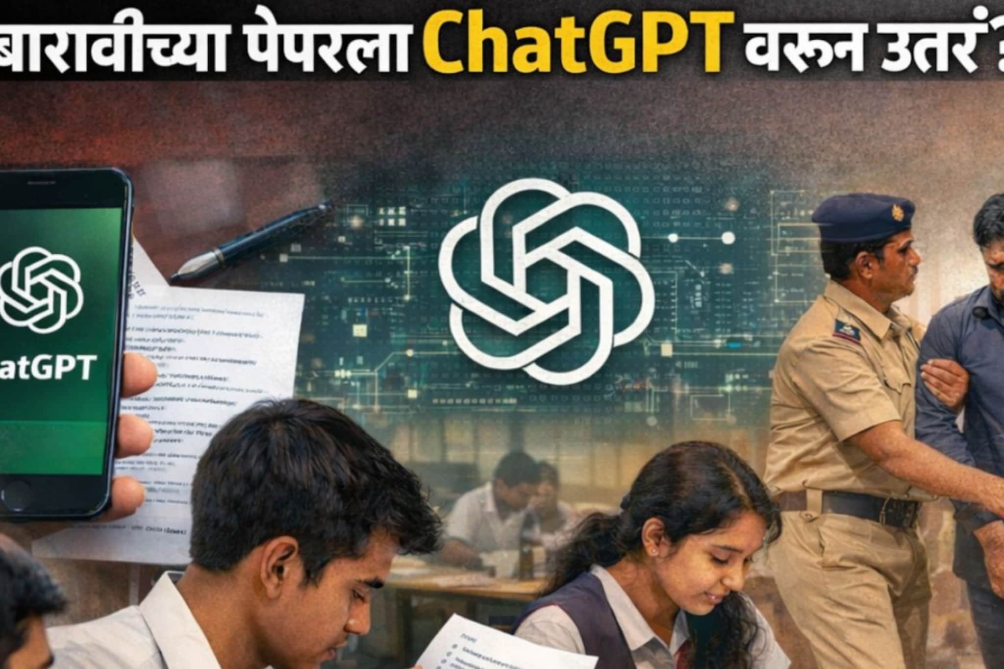 महाराष्ट्रात कॉपीचा नवा पॅटर्न,बारावीच्या पेपरला चक्क ChatGPT वरून उत्तरं