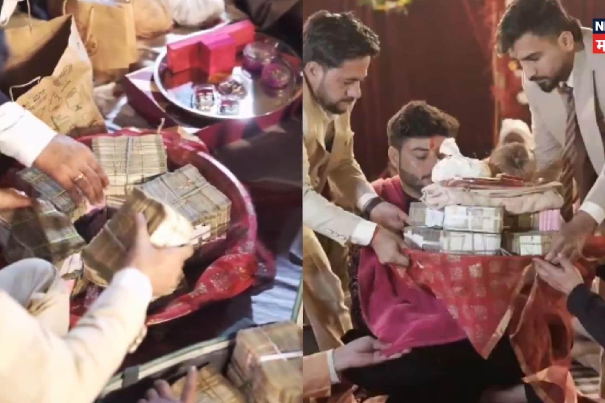 7100000 रुपयांच्या नोटा, 21 तोळे सोनं, युट्यूबरच्या लग्नाचा थाट, कोण हा तरुण?