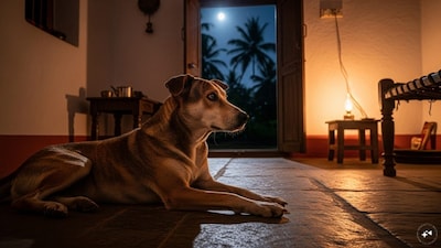 आधी रात को घर में घुसा तेंदुआ, मालिक ने जान पर खेलकर कुत्ते को बचाया. पूरा गांव दहशत में.