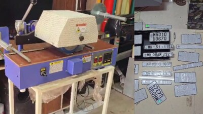 Fake HSRP Found by police