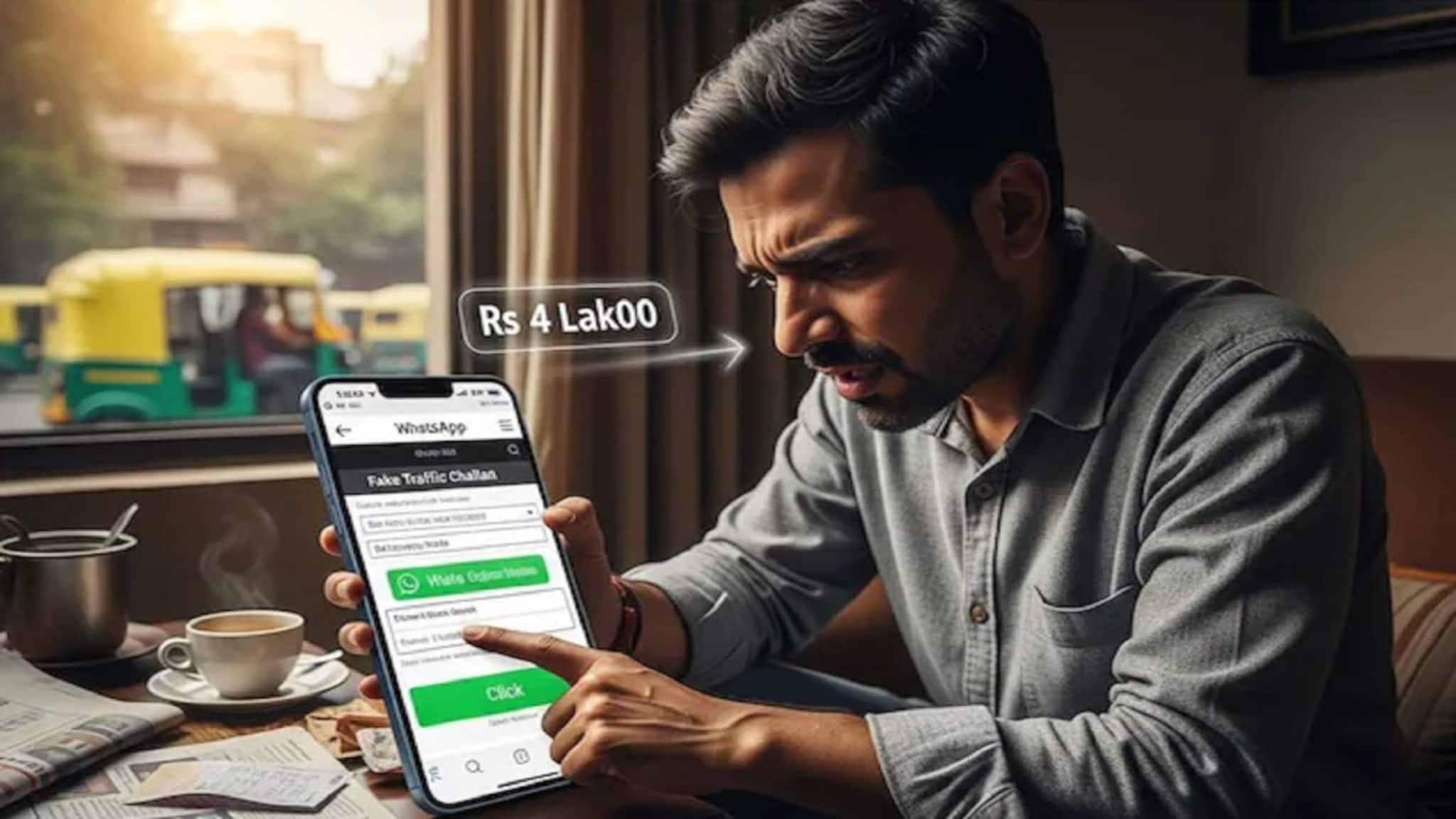 WhatsAppचा नवा स्कॅम! बनावट चालानचा मेसेज आला अन् एका क्लिकवर उडाले 4 लाख रुपये