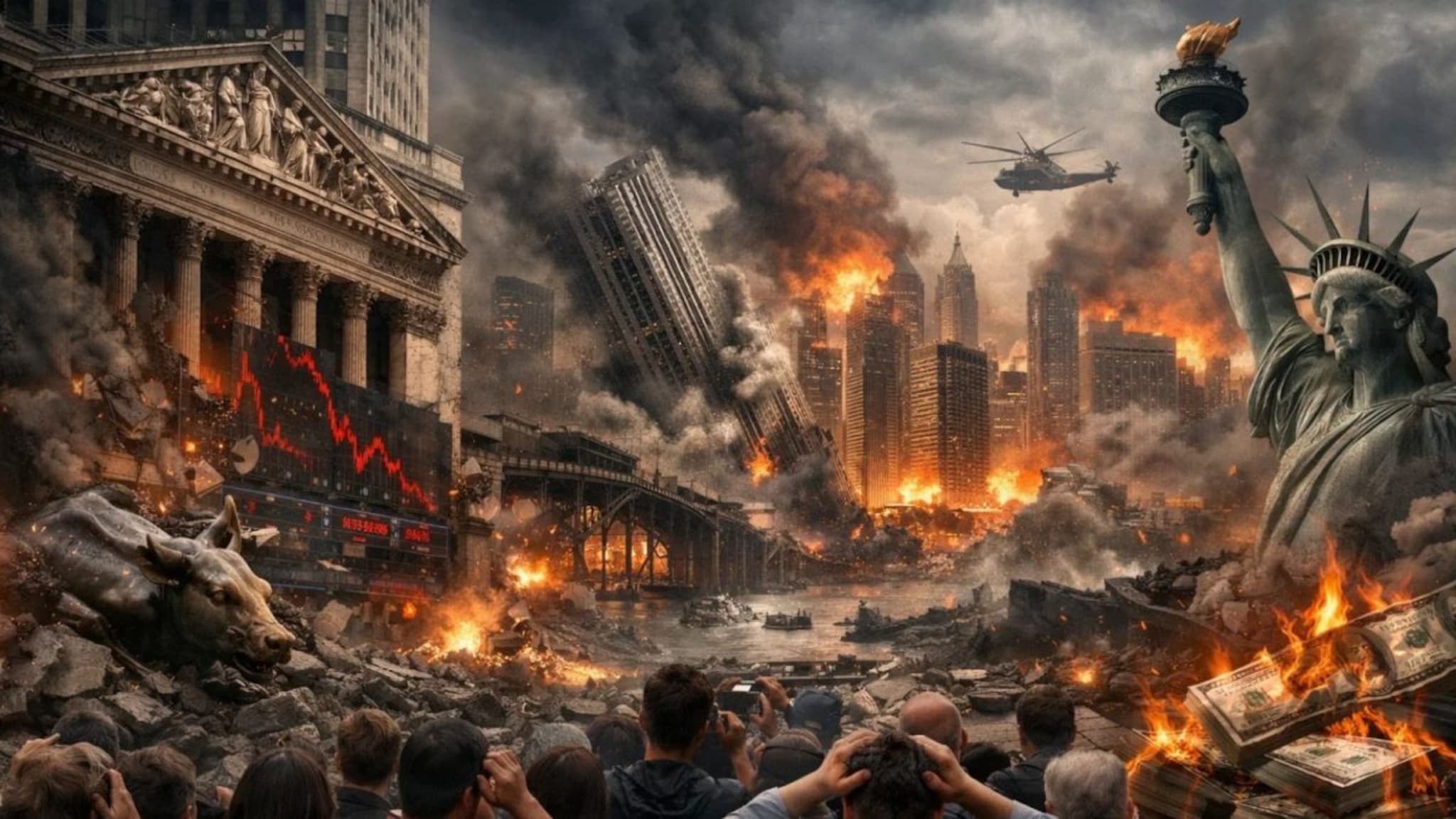 नव्या भविष्यवाणीने जग हादरलं, अमेरिका तर सावरणार नाही; वाक्य ऐकून घाम सुटेल, इतिहासातील सर्वात मोठं आर्थिक संकट