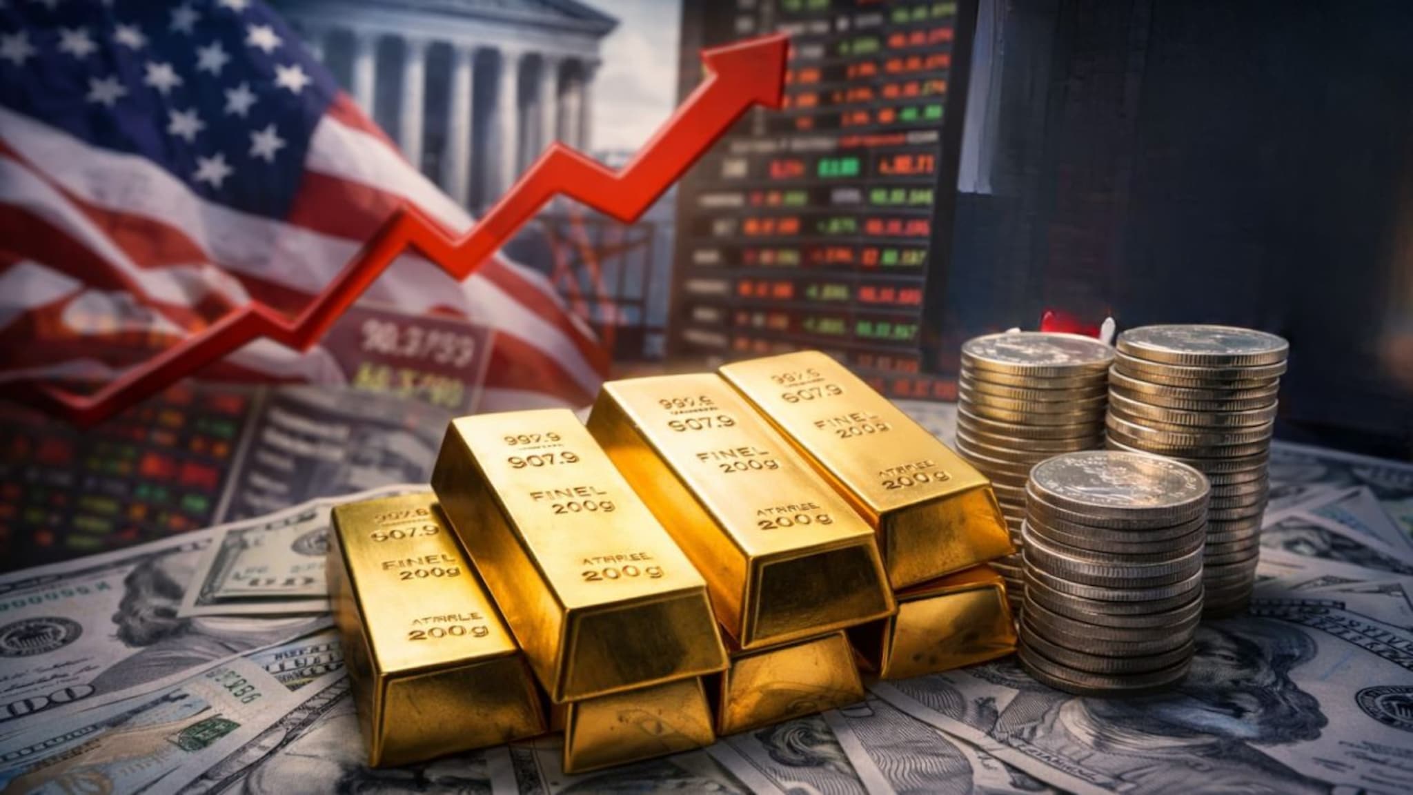 एका निर्णयाने मार्केटमध्ये सोन्याचा 'ब्लास्ट', किमतींनी ओलांडली धोक्याची पातळी