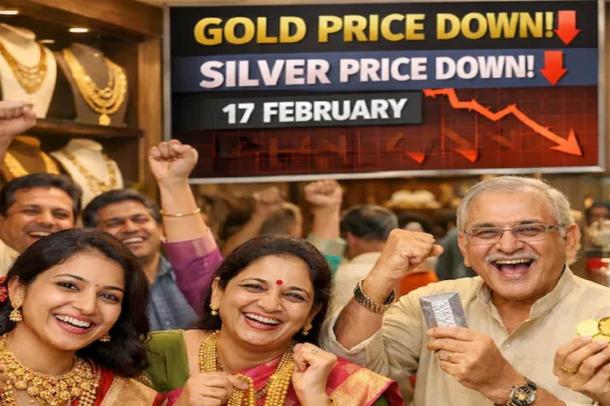 Gold Silver Rate:सोन्या-चांदीच्या किंमती कोसळल्या! चांदीत सर्वात मोठी घसरण