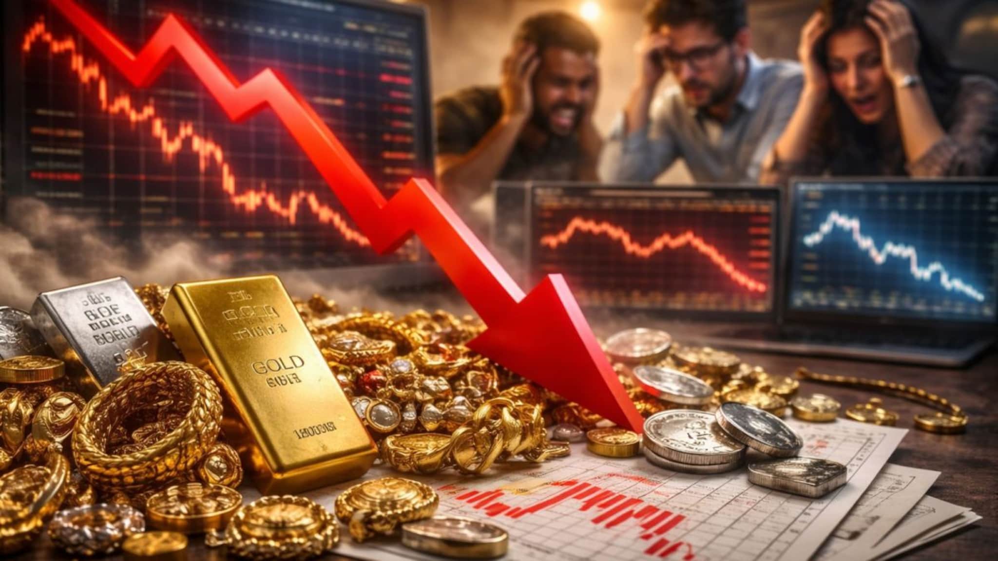 सोन्या चांदीनं वाढवलं टेन्शन! जगभरात वाढली भीती, कोट्यवधींचं नुकसान असं काय घडलं?