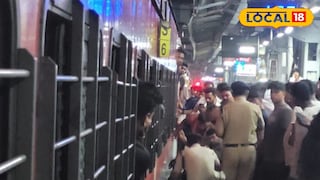 ठाणे रेल्वे स्थानकात महिलेचा भीषण अपघात 