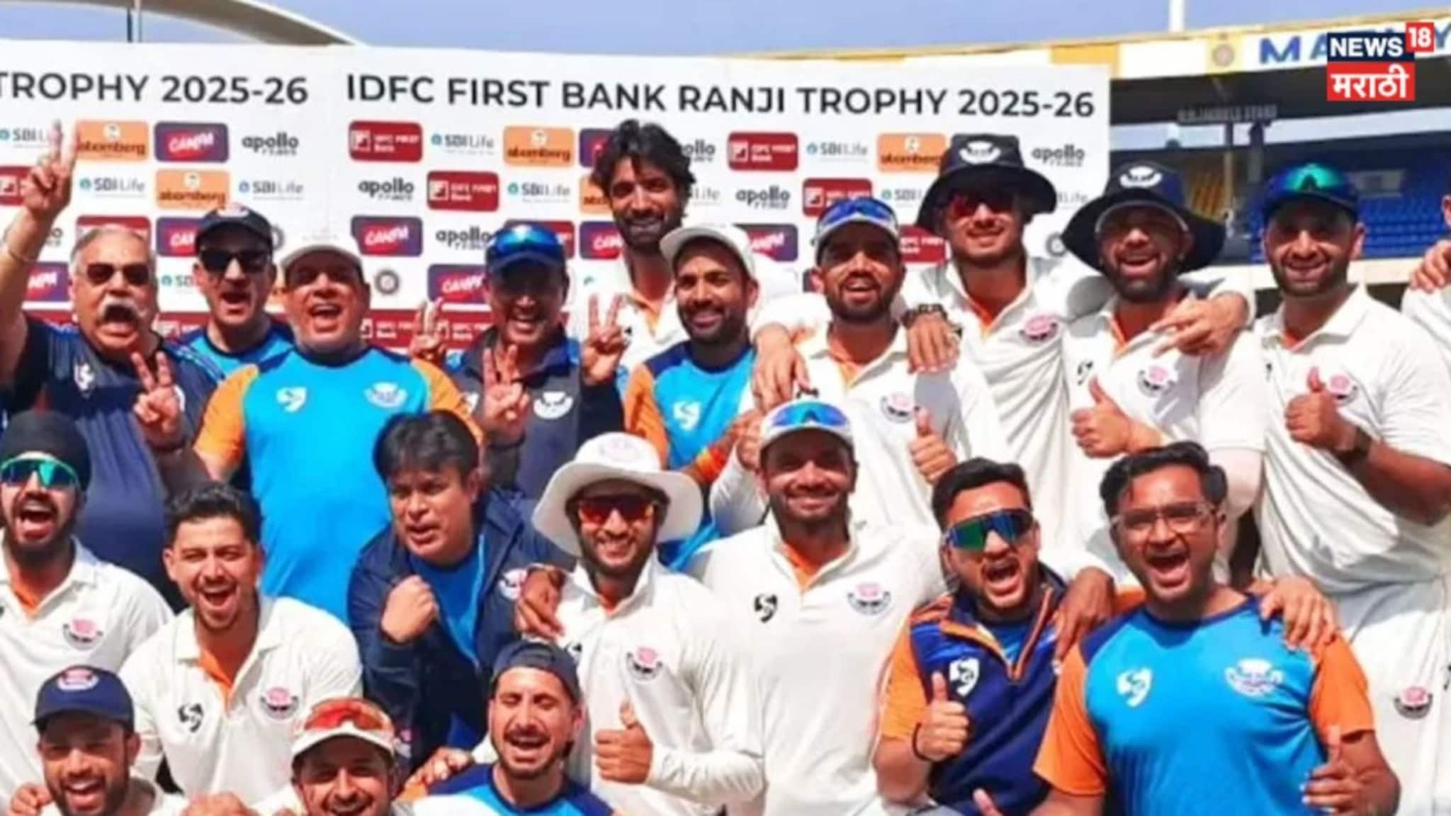 Ranji Trophy Final : जम्मू काश्मीरने इतिहास रचला! 67 वर्षात पहिल्यांदाच जिंकली रणजी ट्रॉफी