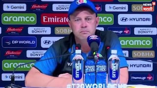 Jonathan Trott in tears during his final Press Conference as Afghanistan Jonathan Trott in tears during his final Press Conference as Afghanistan