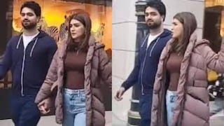 Kriti Sanon walks hand in hand with Kabir Bahia at London Kriti Sanon walks hand in hand with Kabir Bahia at London