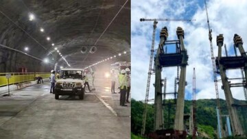 Pune Mumbai Expressway: मिसिंग लिंकचं काम कुठपर्यंत आलंय? पाहा Exclusive Photo