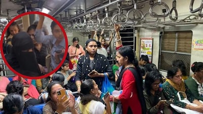 मुंबई लोकल में बुर्का पहनकर लेडीज डिब्बे में घुसा शख्स, महिलाओं के हंगामे के बाद फरार.