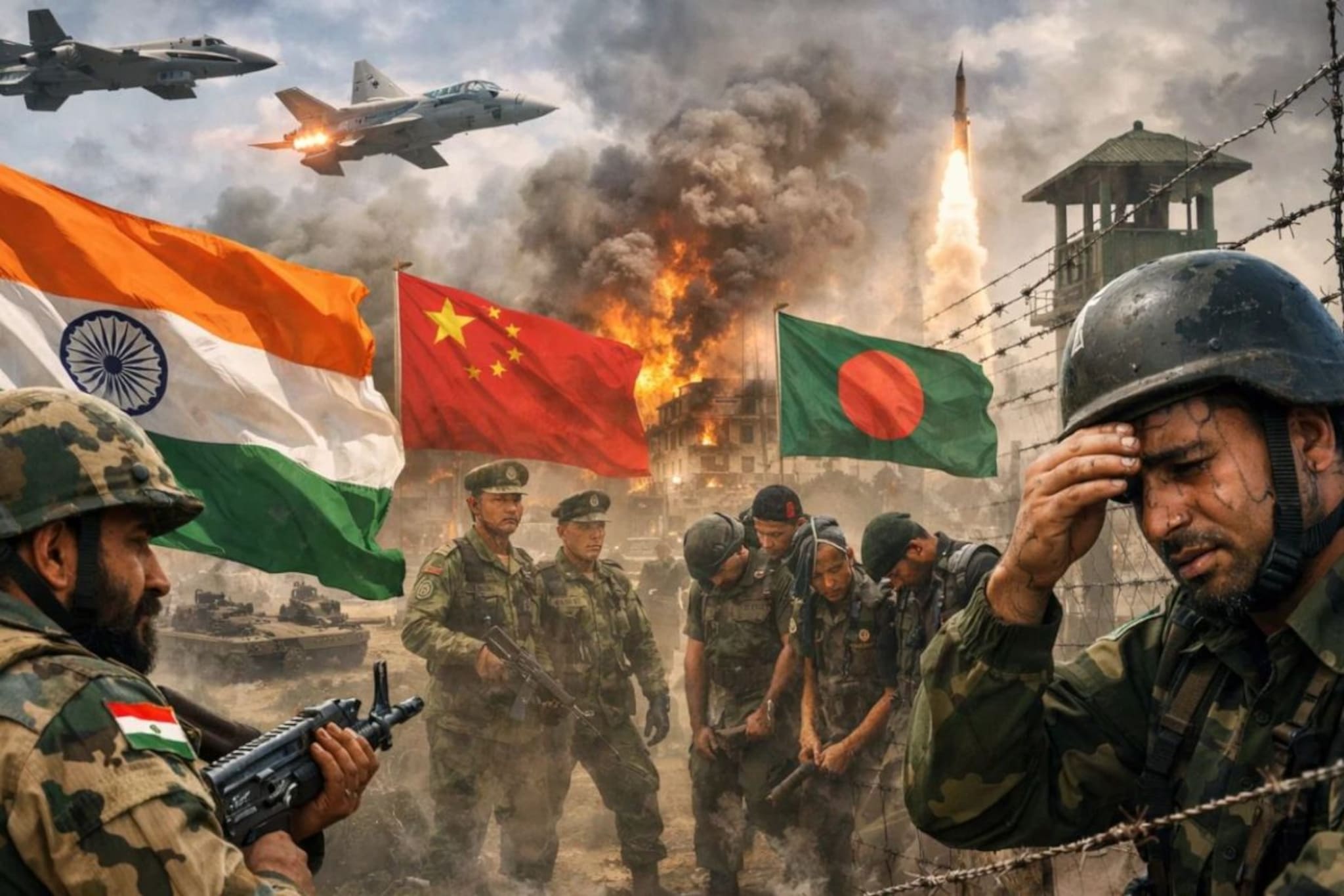 बॉर्डरवर पाकिस्तानला फुटला घाम, भारताने दिले धक्कादायक संकेत; चीन देखील अस्वस्थ, एका निर्णयाने बांगलादेशचा माज उतरवला