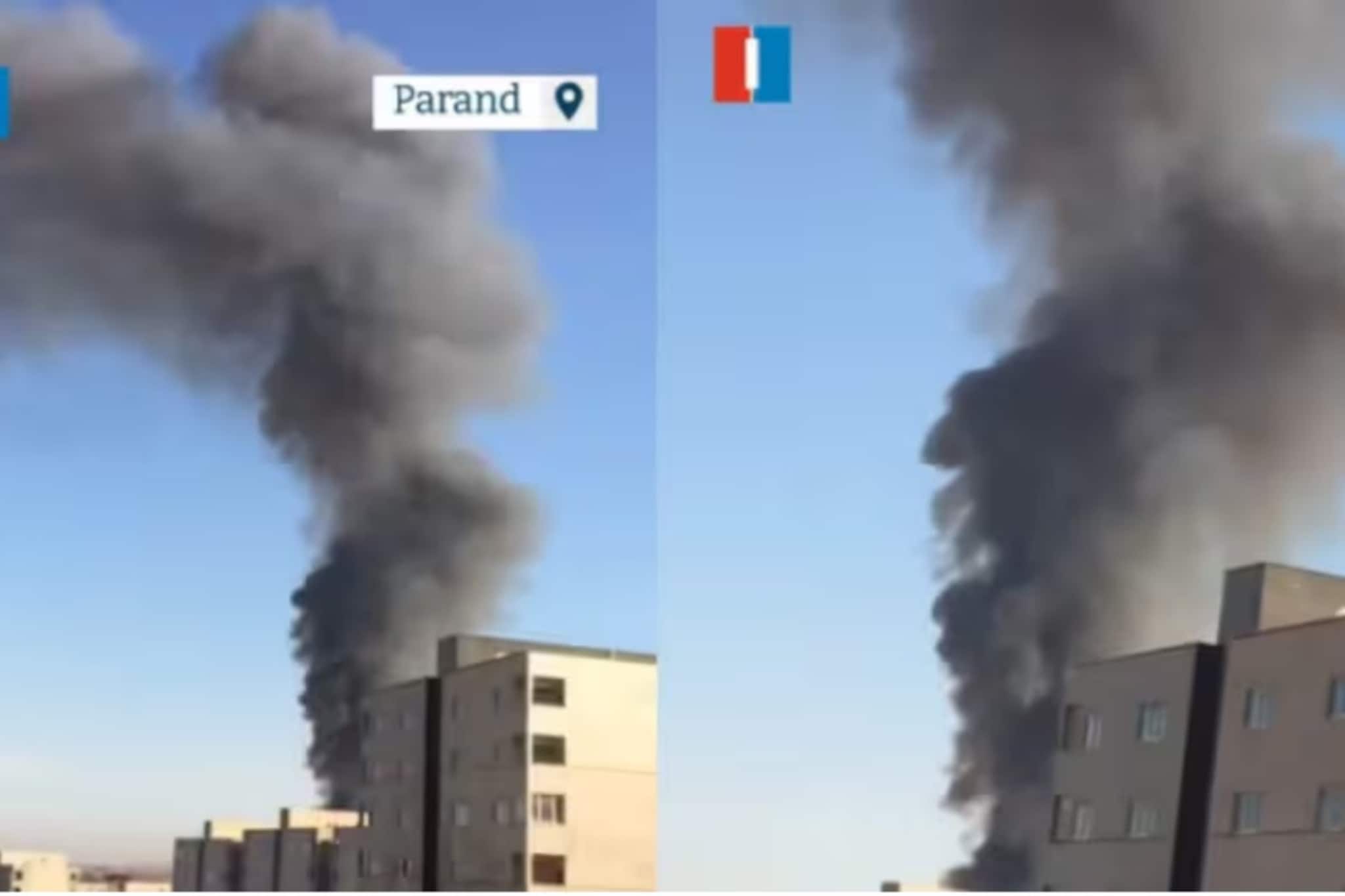 तेहरान हादरले, आकाशात धुराचे लोट अन् दहशतीचे वातावरण; लष्करी तळाजवळ भीषण स्फोट