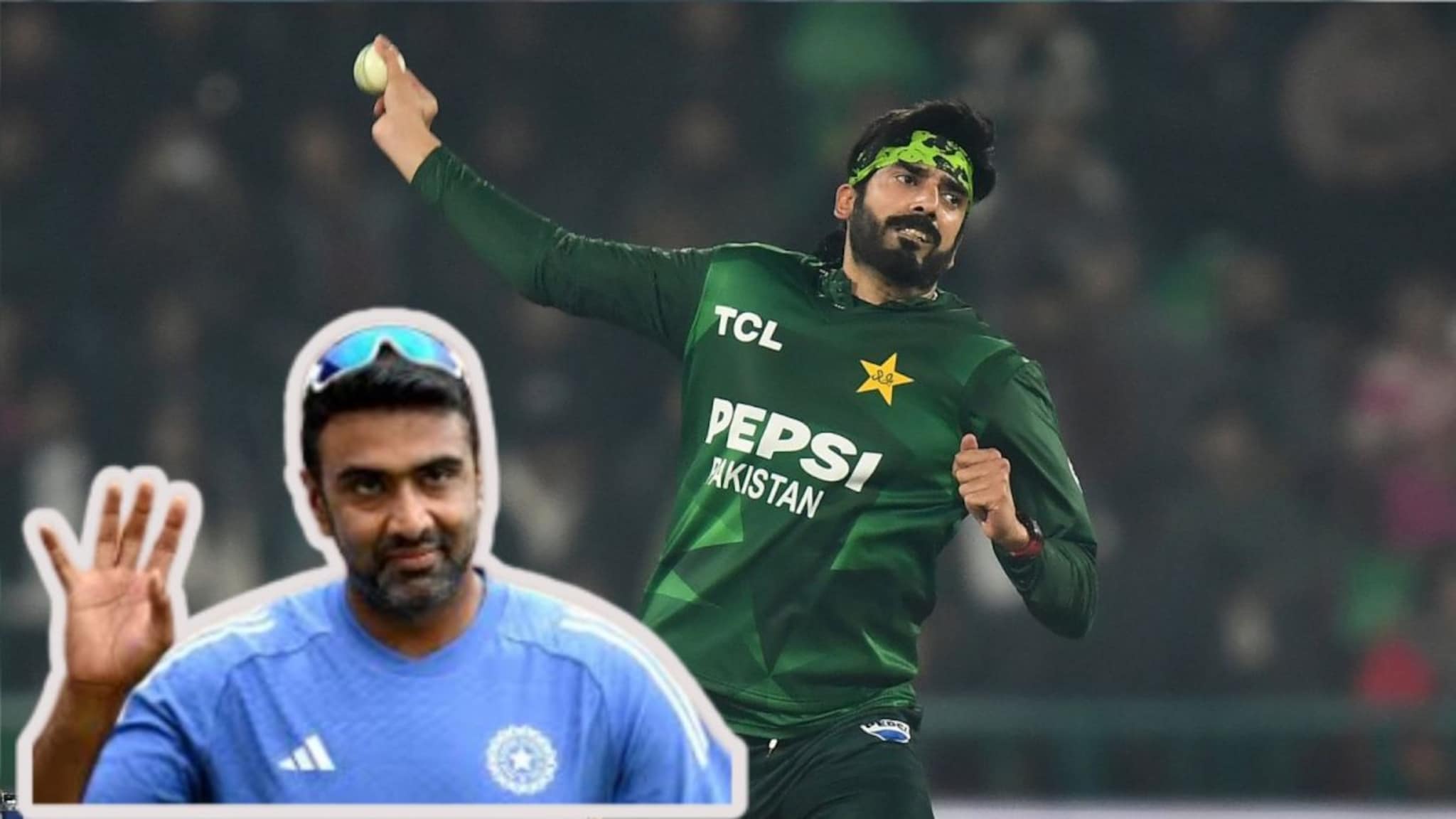 पाकिस्तानच्या 'वादग्रस्त' बॉलरला अश्विनचा सपोर्ट,IND vs PAK मॅचआधीच भारतीय क्रिक