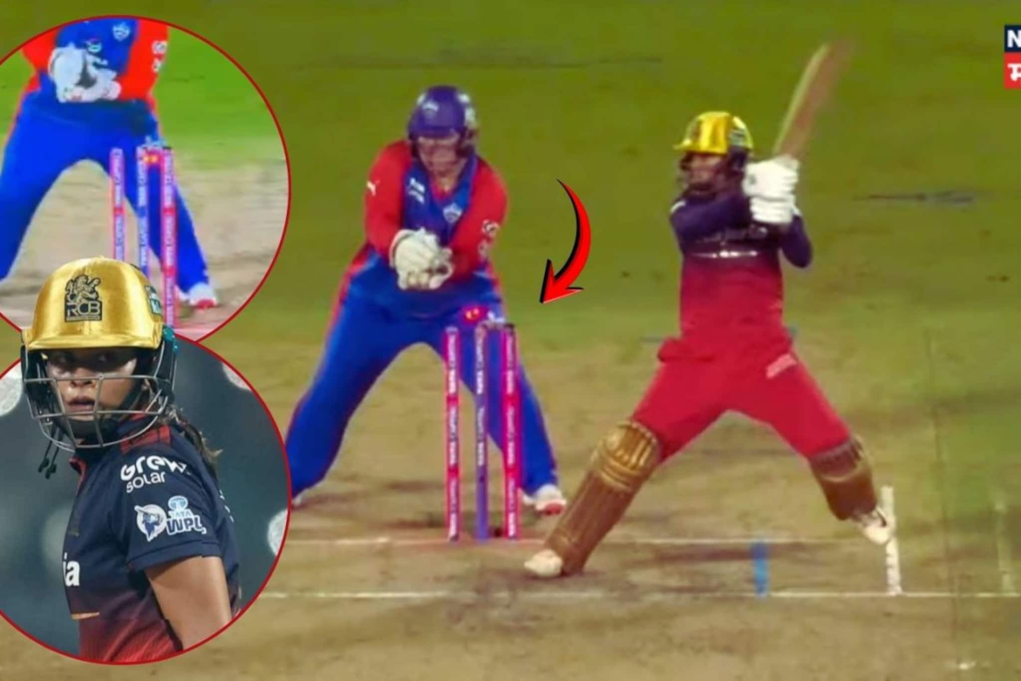 WPL Final च्या शेवटच्या बॉलवर ड्रामा! राधा यादव खरंच हिटविकेट झाली का?