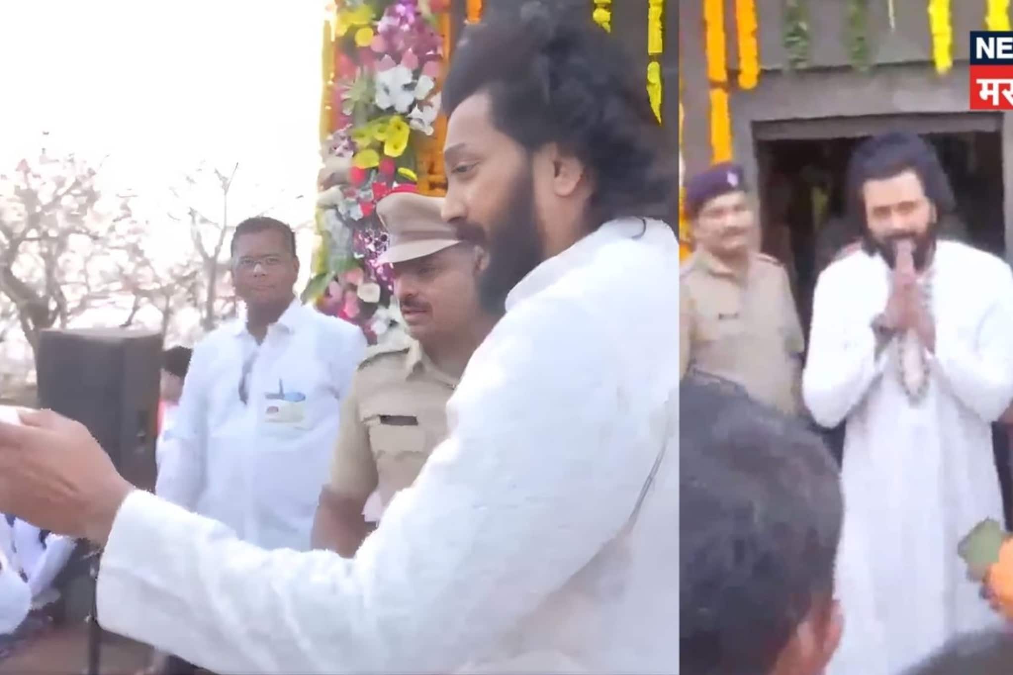 शिवनेरीवर दिसले बालशिवाजी, नतमस्तक झाला रितेश; म्हणाला, इतक्या वर्षानंतर आजही...