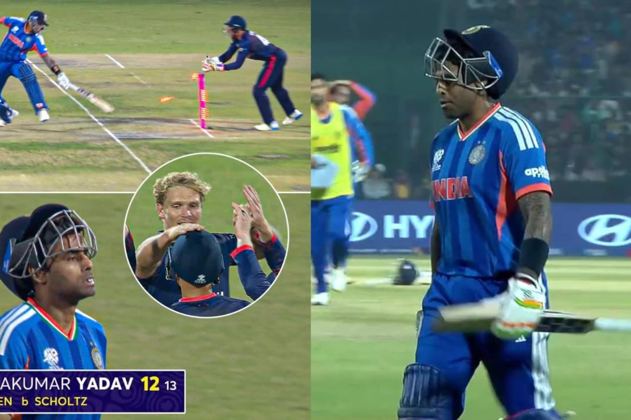 सूर्या भाऊचा गेम झाला, नामिबियाच्या खेळाडूने ट्रॅपमध्ये अडकवला,नेमकं काय घडलं?