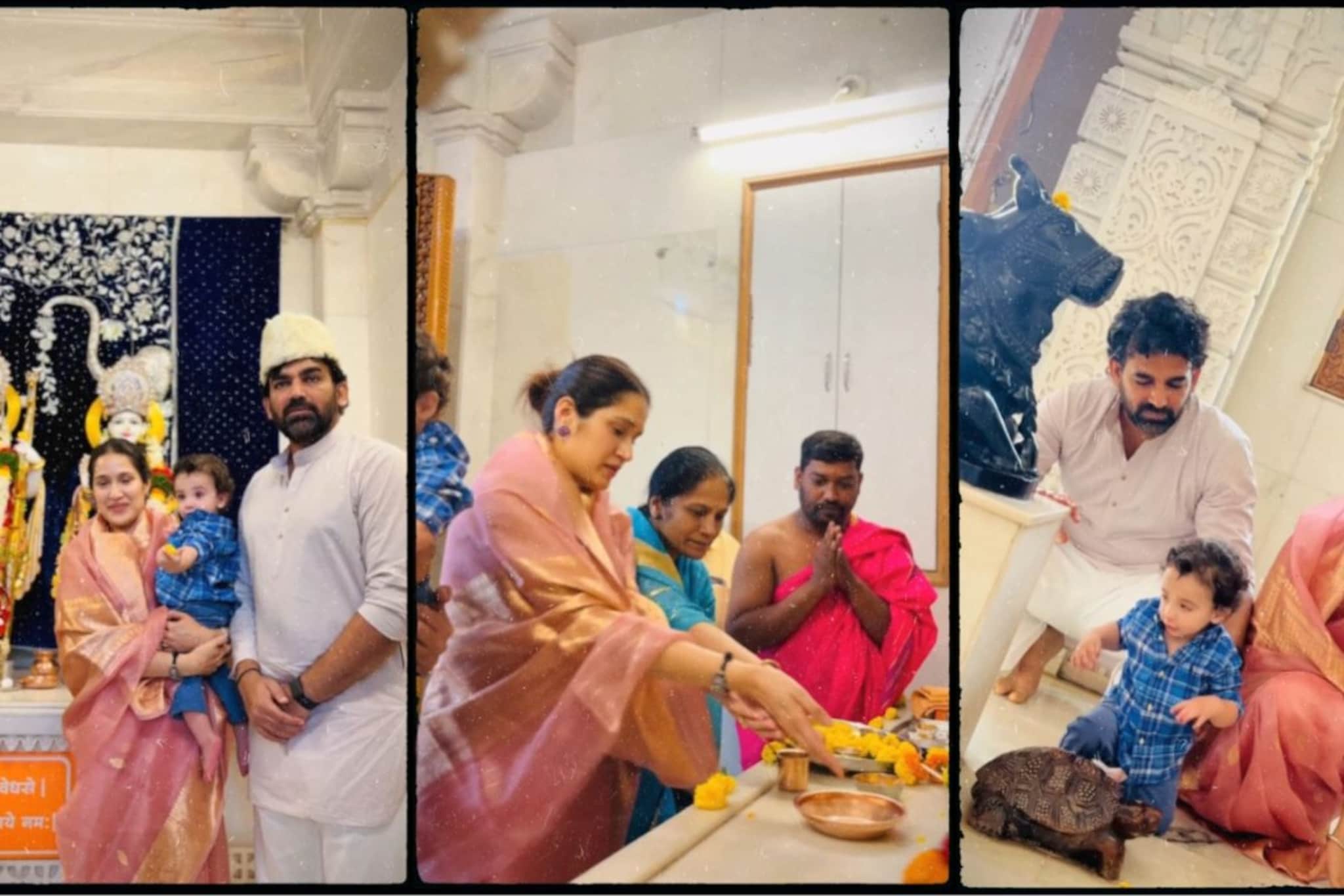 माजी क्रिकेटपटू झहीर खान सासुरवाडीत, सहपरिवार घेतले प्रभू श्री रामाचे दर्शन, Vid