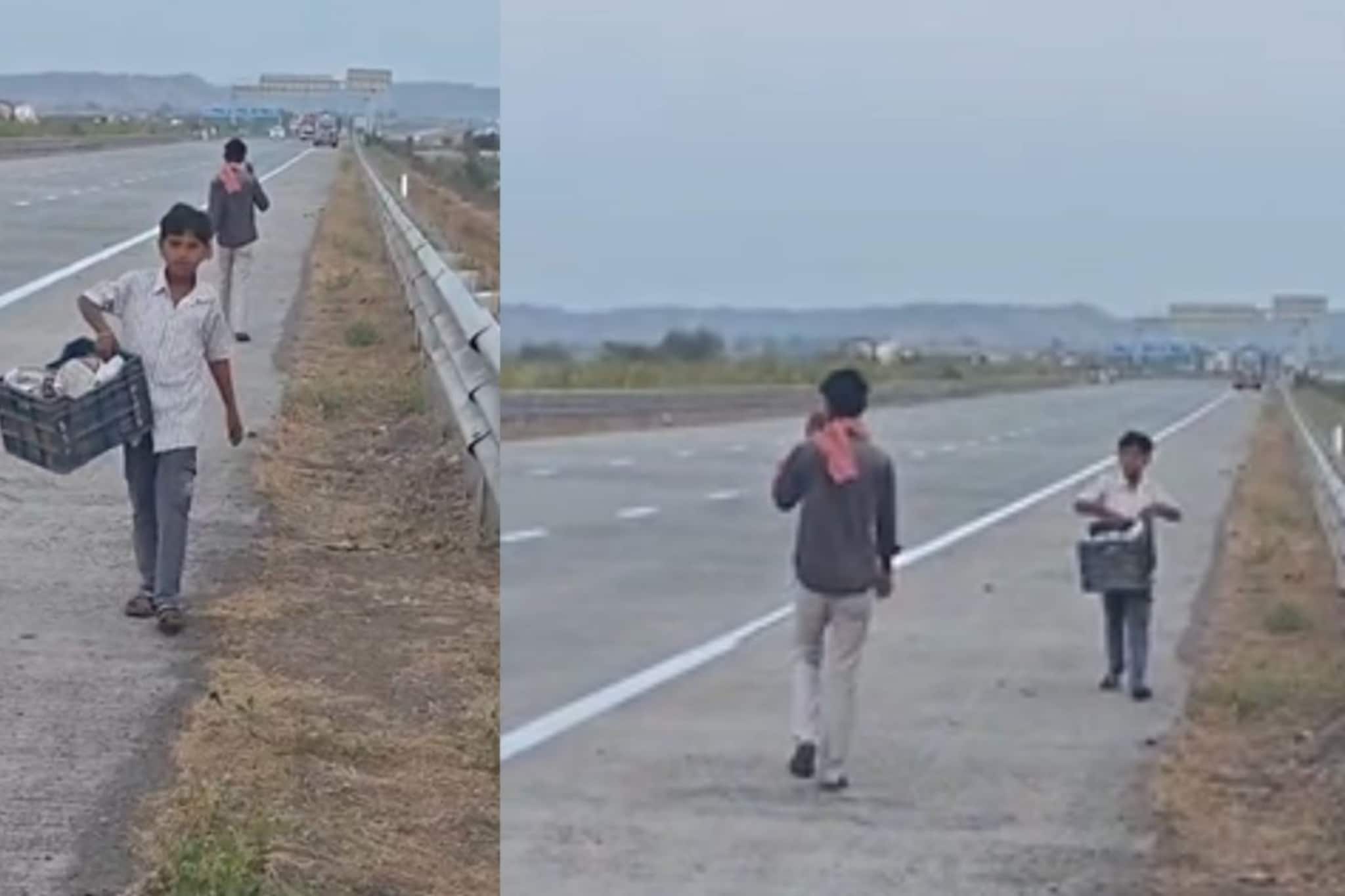 समृद्धी महामार्गावरचा धक्कादायक Video, पोलिसांना हे दिसत कसं नाही? समृद्धी महामार्गावरचा धक्कादायक Video, पोलिसांना हे दिसत कसं नाही?