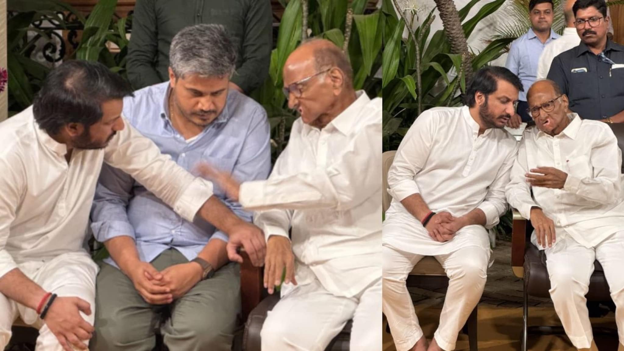 शरद पवार-पार्थ पवारांमध्ये 'गुजगोष्टी', 'पॉवर'फुल राजकारणाचं पुन्हा मनोमीलन?