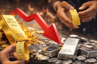 सोन्या-चांदीच्या किंमतीत हाहाकार! चांदीच्या दरात आजही पडझड, सोन्याचा भाव काय?