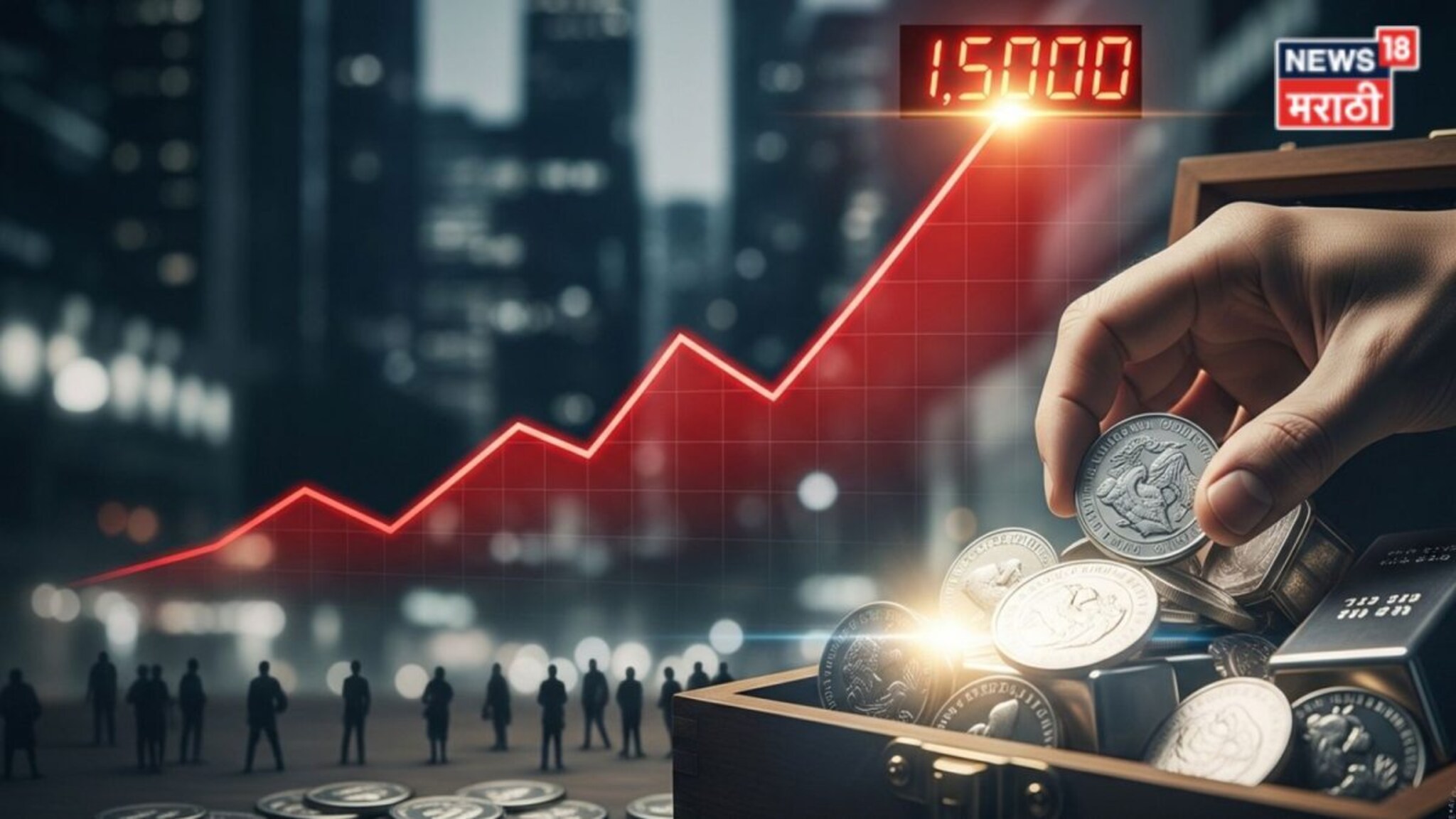 Silver Price: एका झटक्यात चांदी १५००० रुपयांनी महागली, या कारणांनी वाढला भाव, आता पुढे काय?