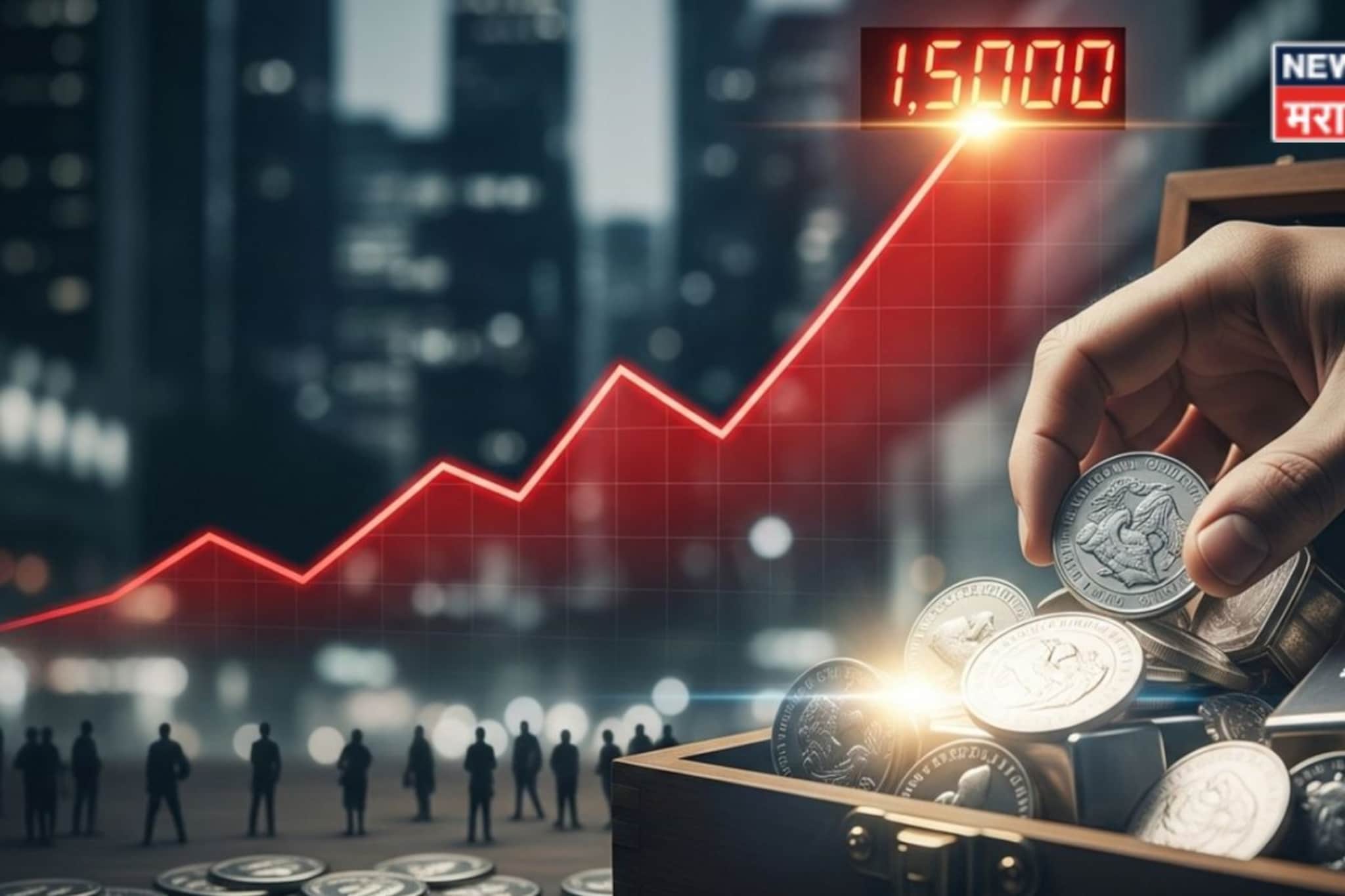 एका झटक्यात चांदी १५००० रुपयांनी महागली, 'या' कारणांनी वाढला भाव, आता पुढे काय?