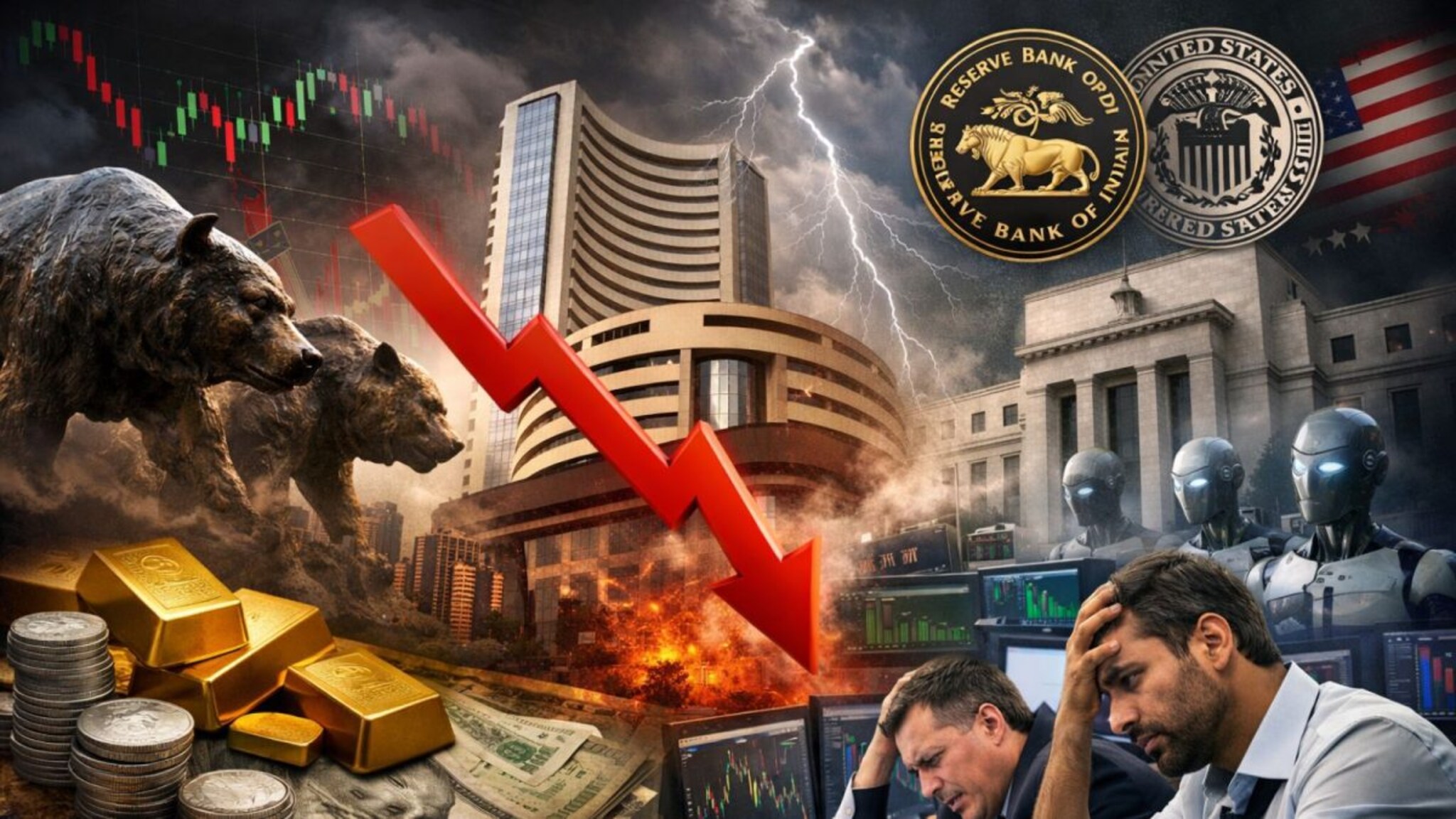 उद्या नक्की काय होणार कोणालाच कल्पना नाही, बाजारात सर्वजण टेन्शनमध्ये; दलाल स्ट्रीटवर 'ब्लॅक मंडे'चे सावट, पुढचे 5 दिवसांचे महासंकट