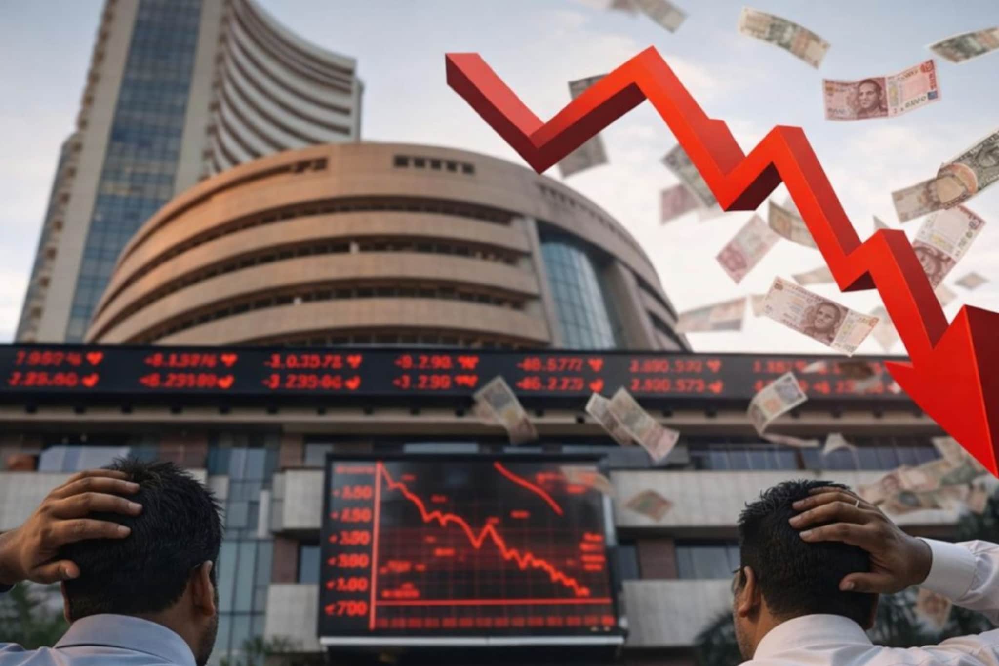 7,00,00,00,00,000 रुपये बुडाले;गुंतवणूकदार रडकुंडीला,अखेरच्या एका तासात काय झालं