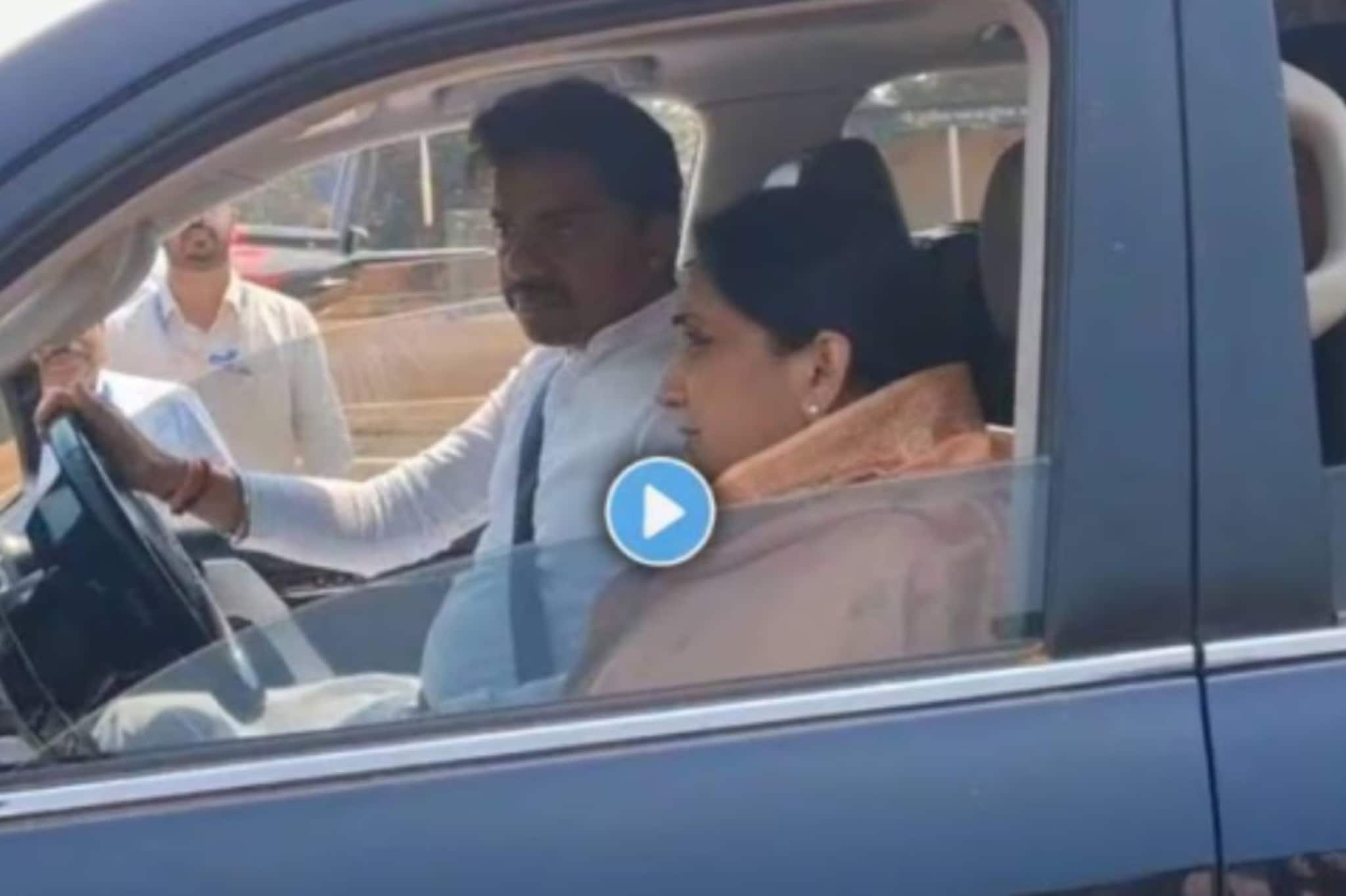 चालकाला उतरवून सुनेत्रा पवारांची गाडी चालवल्याने टीका, अनिकेत तटकरे म्हणाले... चालकाला उतरवून सुनेत्रा पवारांची गाडी चालवल्याने टीका, अनिकेत तटकरे म्हणाले...