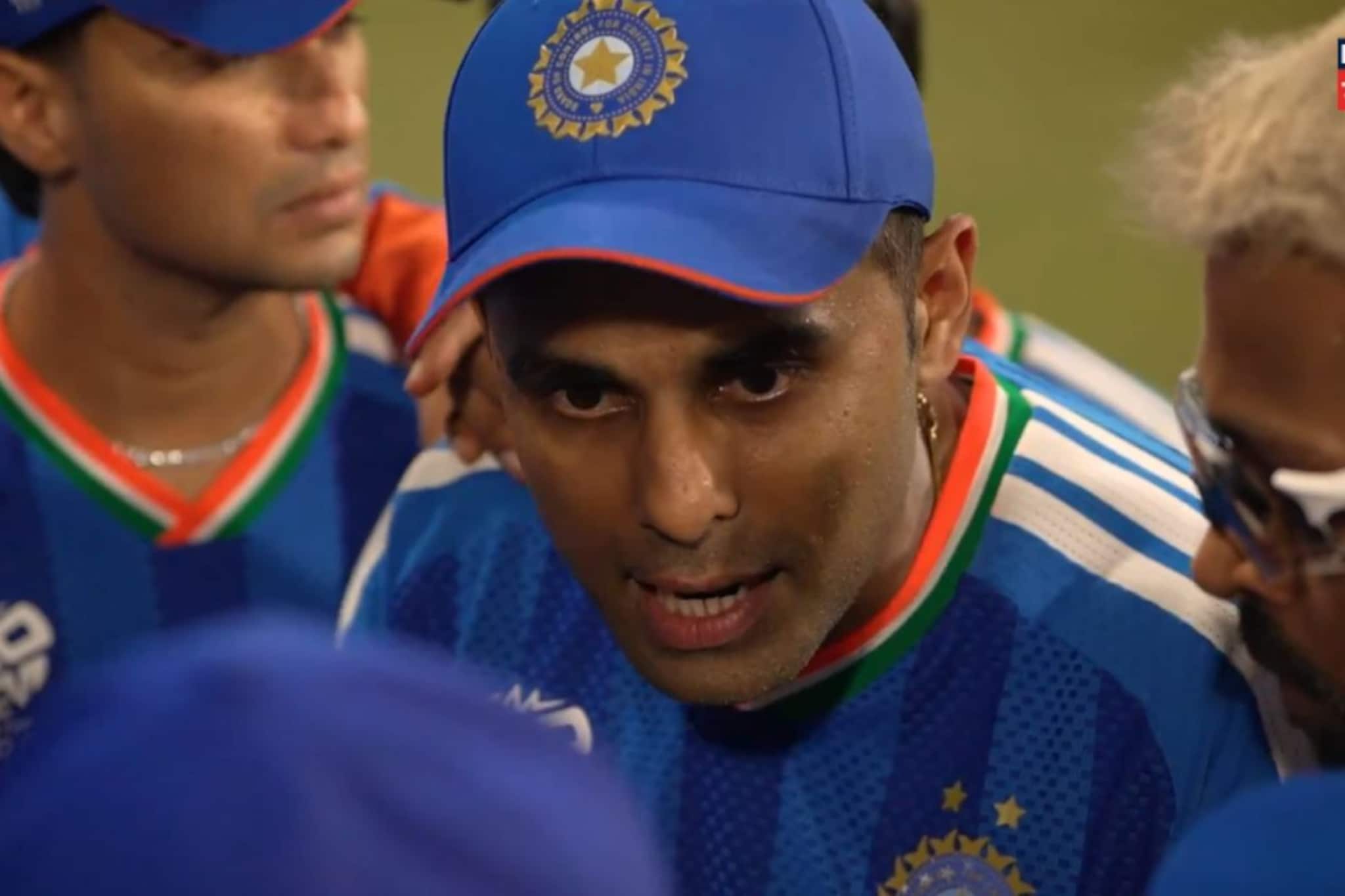 IND vs PAK : स्लेजिंगवर सूर्याने हडलमध्ये काय वॉर्निंग दिली होती? Video आला समोर