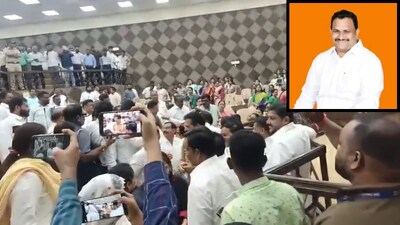 ठाणे महापालिकेत जोरदार राडा