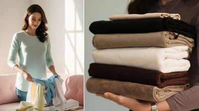 कपडे सहज आणि लवकर कसे घडी करायचे